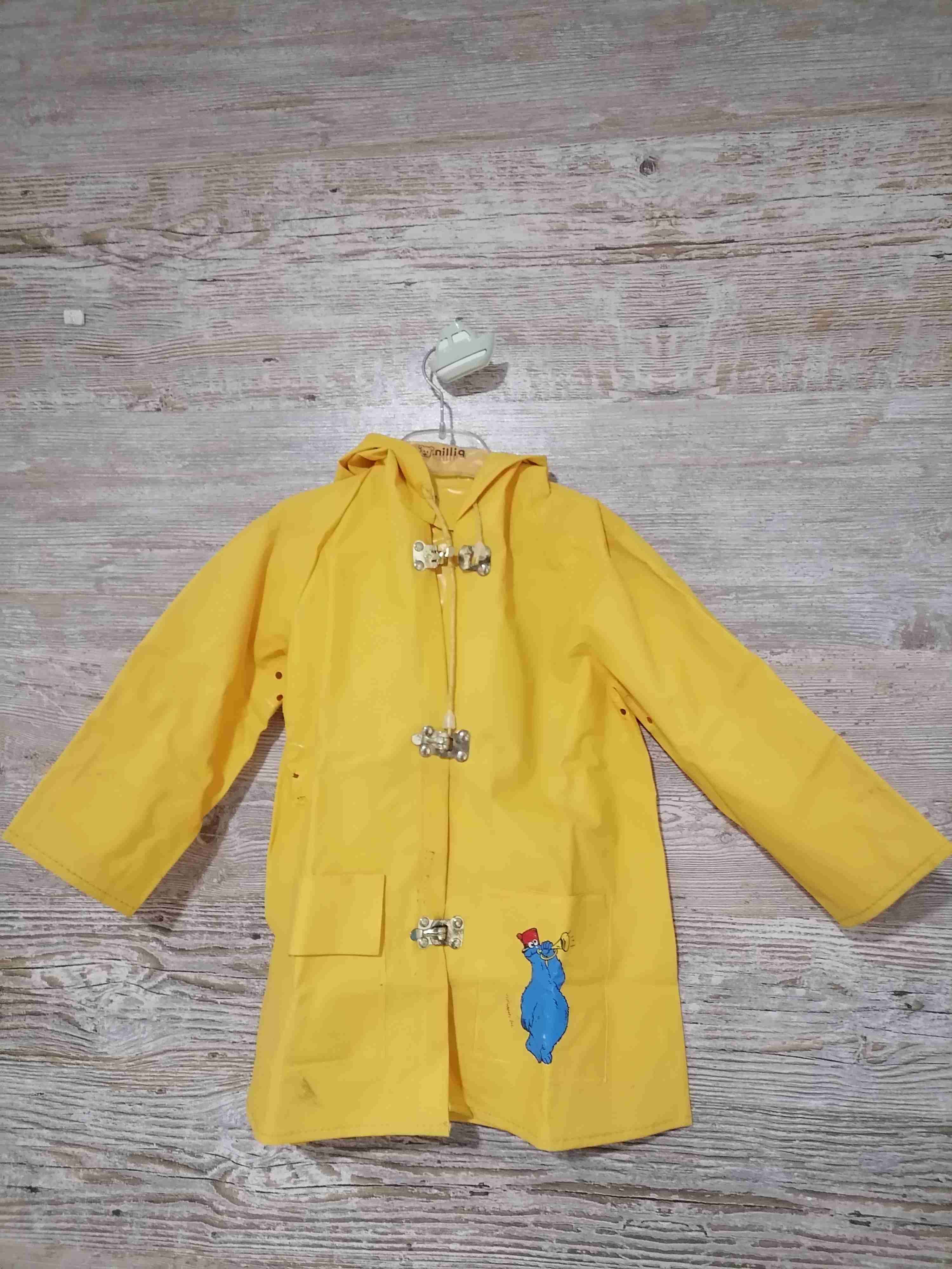 Impermeable amarillo para niños