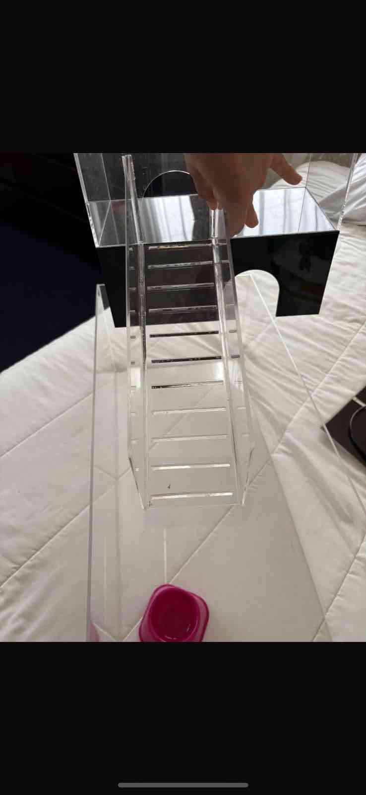 Puente de acrílico para hámster o erizo - miniatura 1