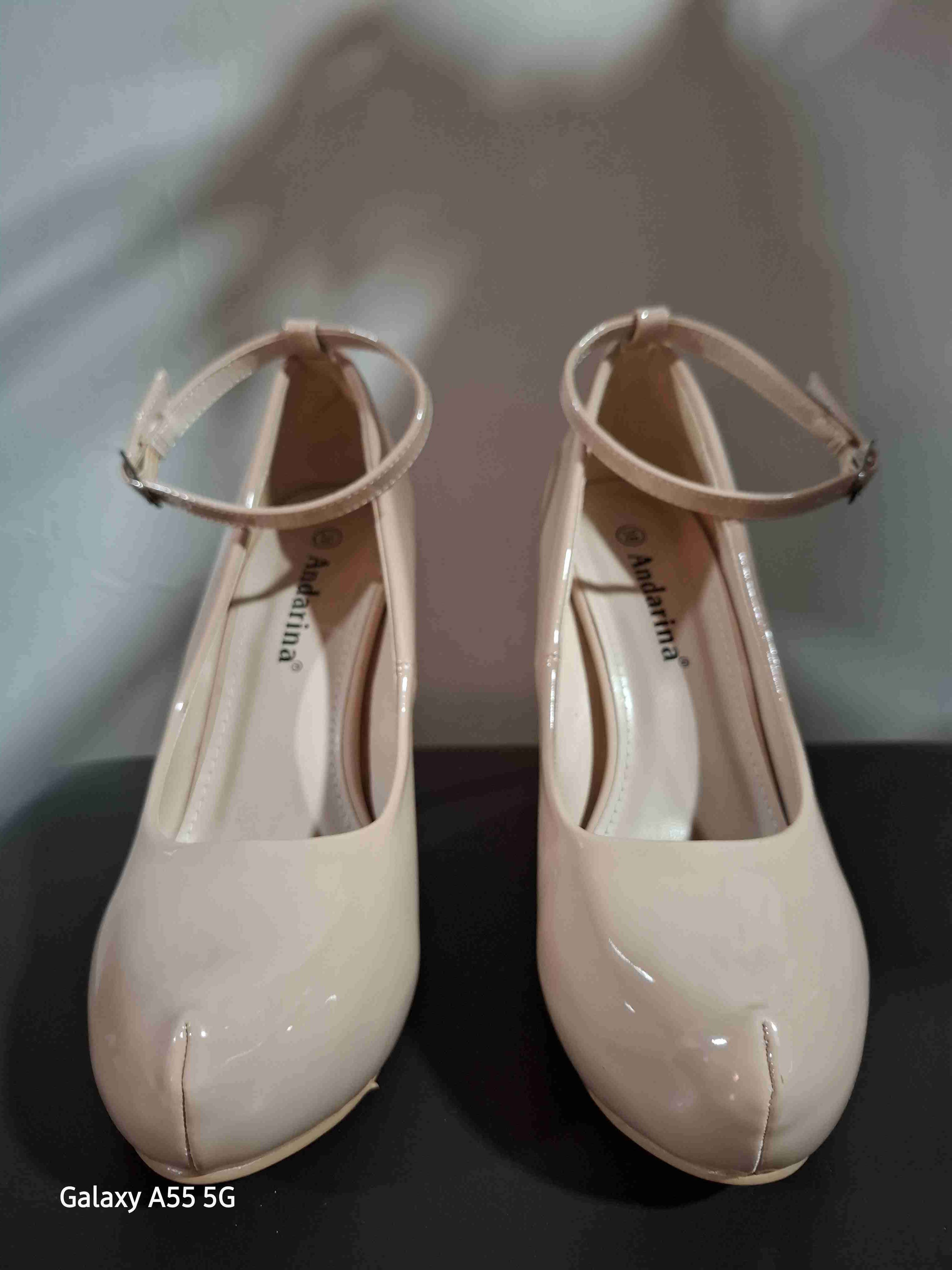 Zapatos de tacón beige Andatina - miniatura 3