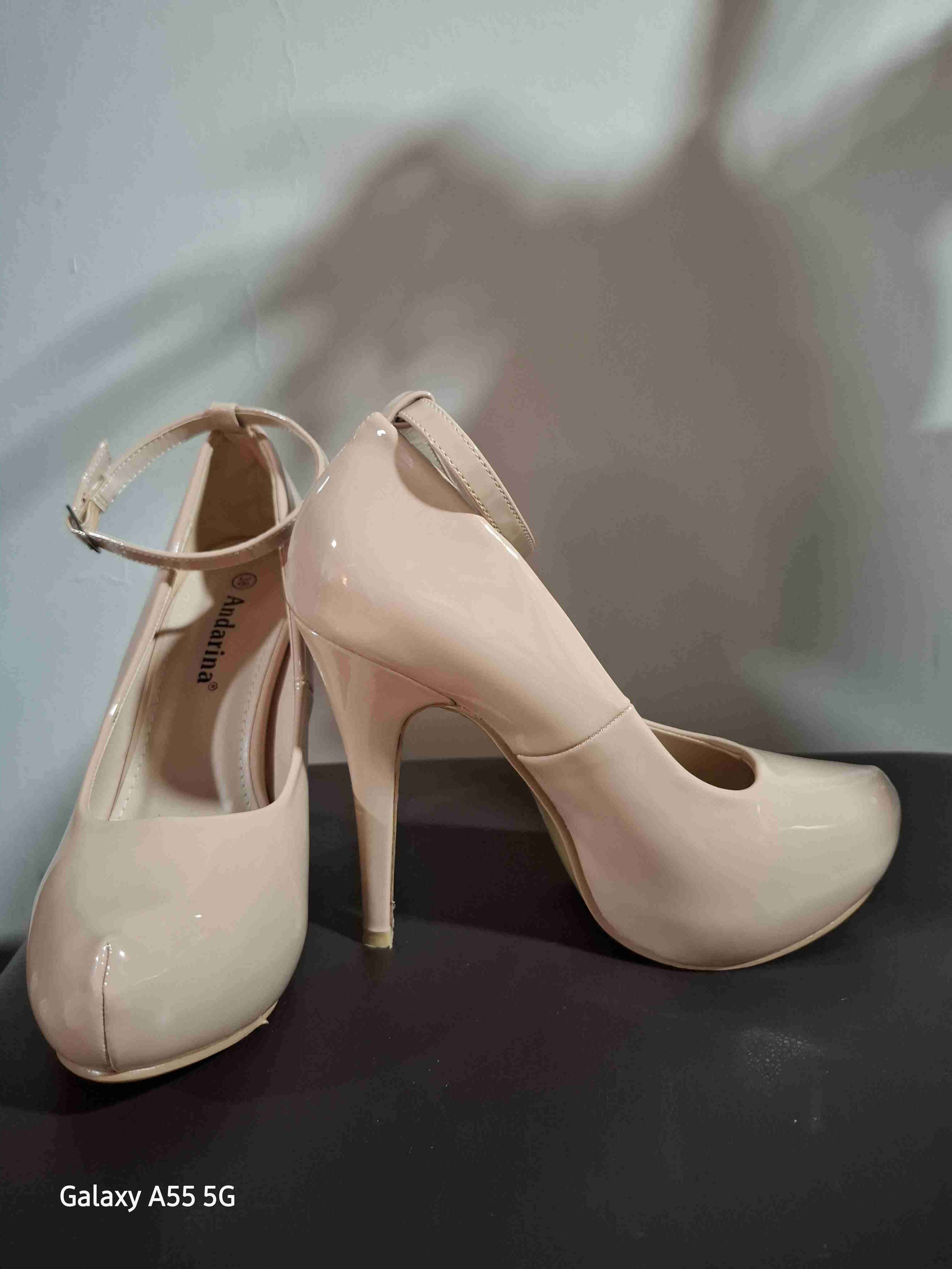 Zapatos de tacón beige Andatina - miniatura 4