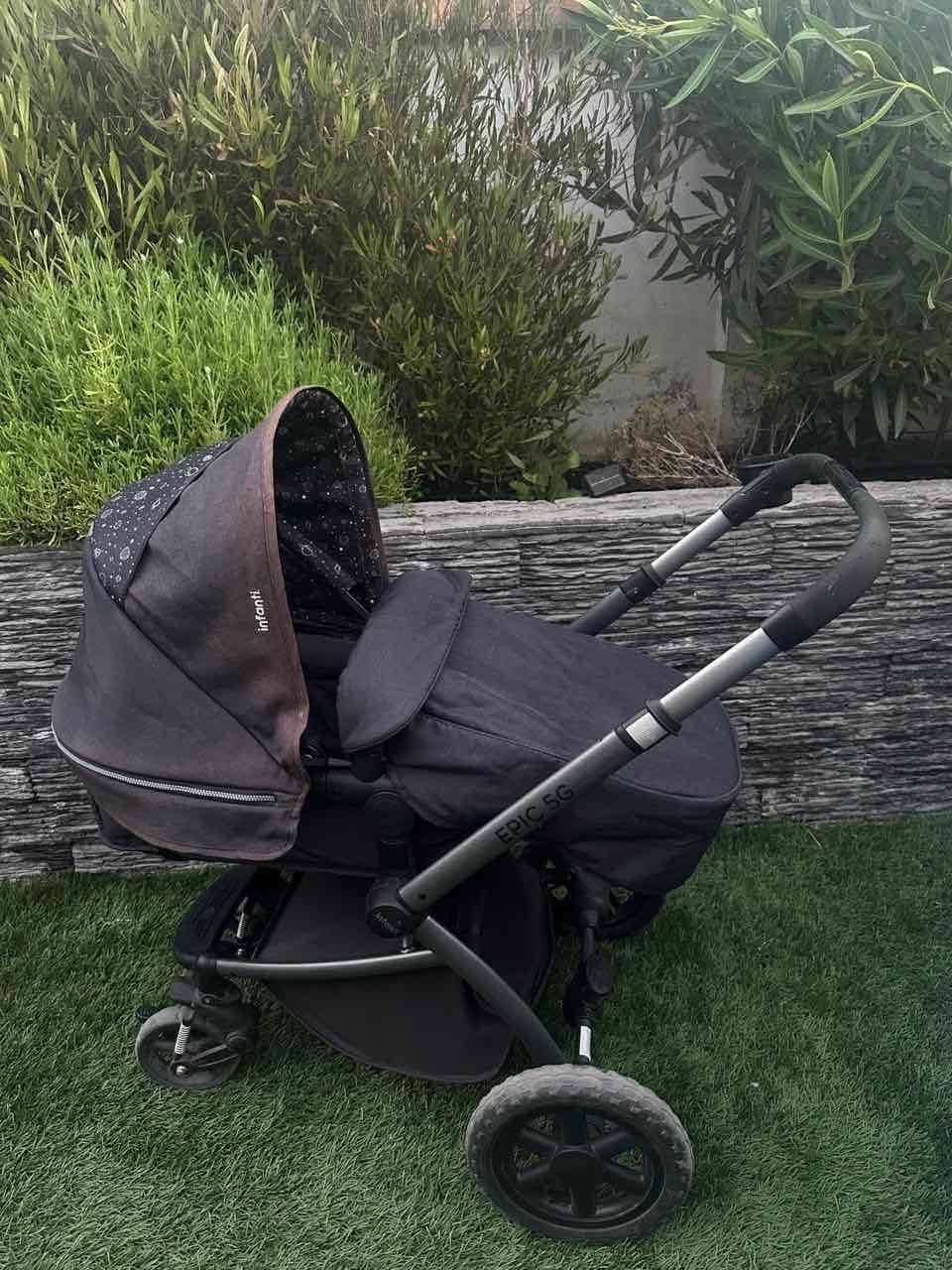 Coche de bebé Infanti gris - 3