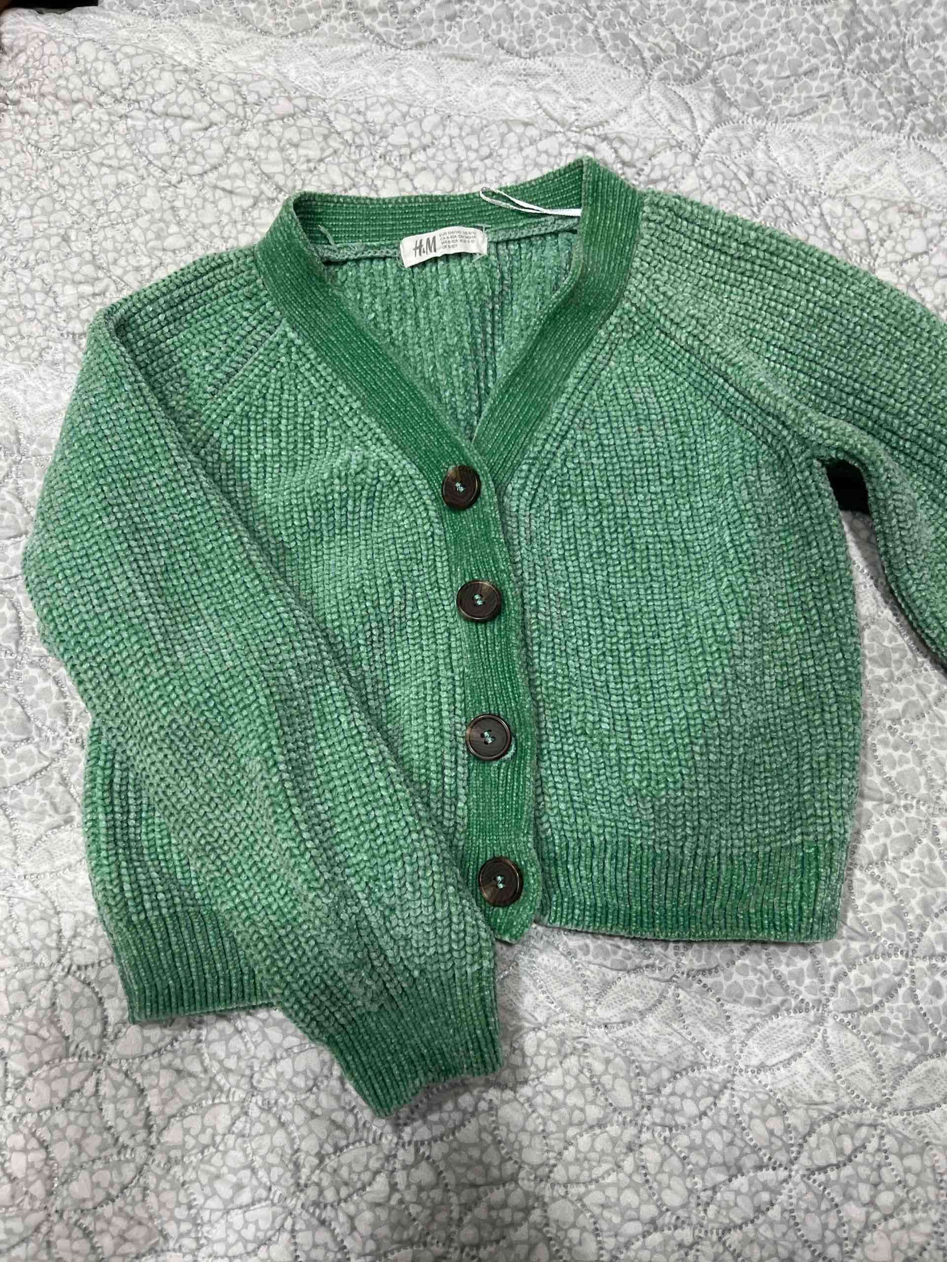 Cardigan verde de punto H&M - miniatura 2