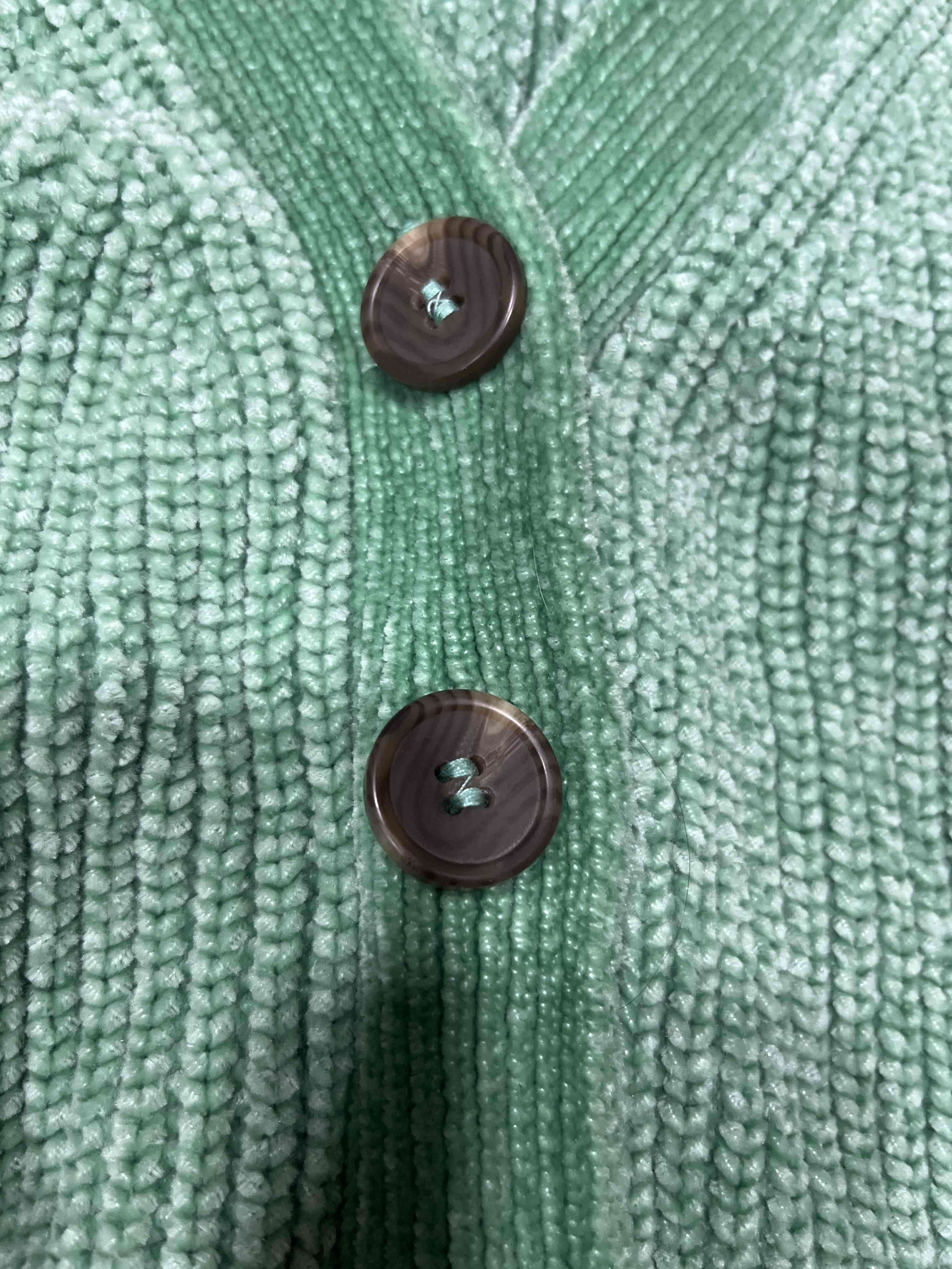 Cardigan verde de punto H&M - miniatura 4