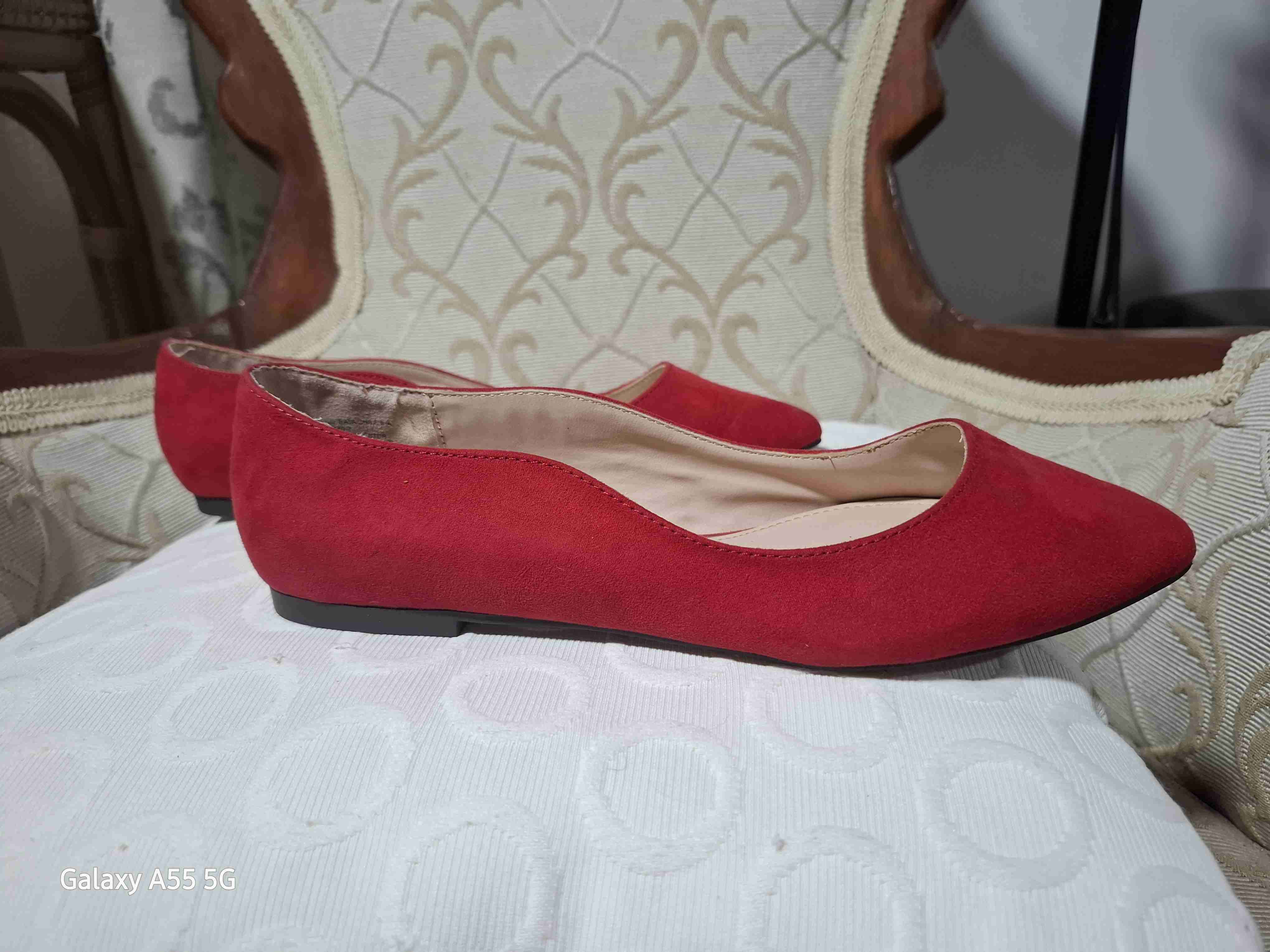 Zapatos planos rojos mujer - 2