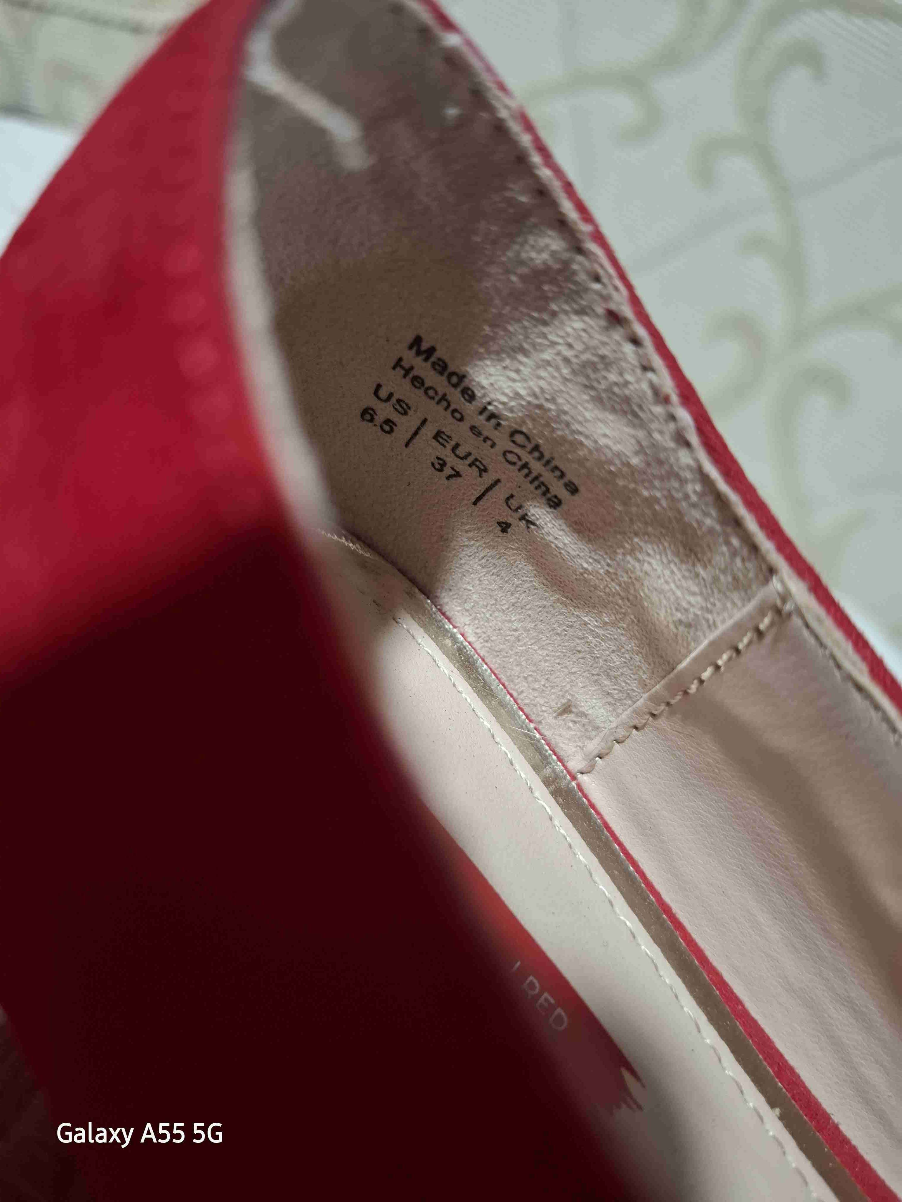 Zapatos planos rojos mujer - 3