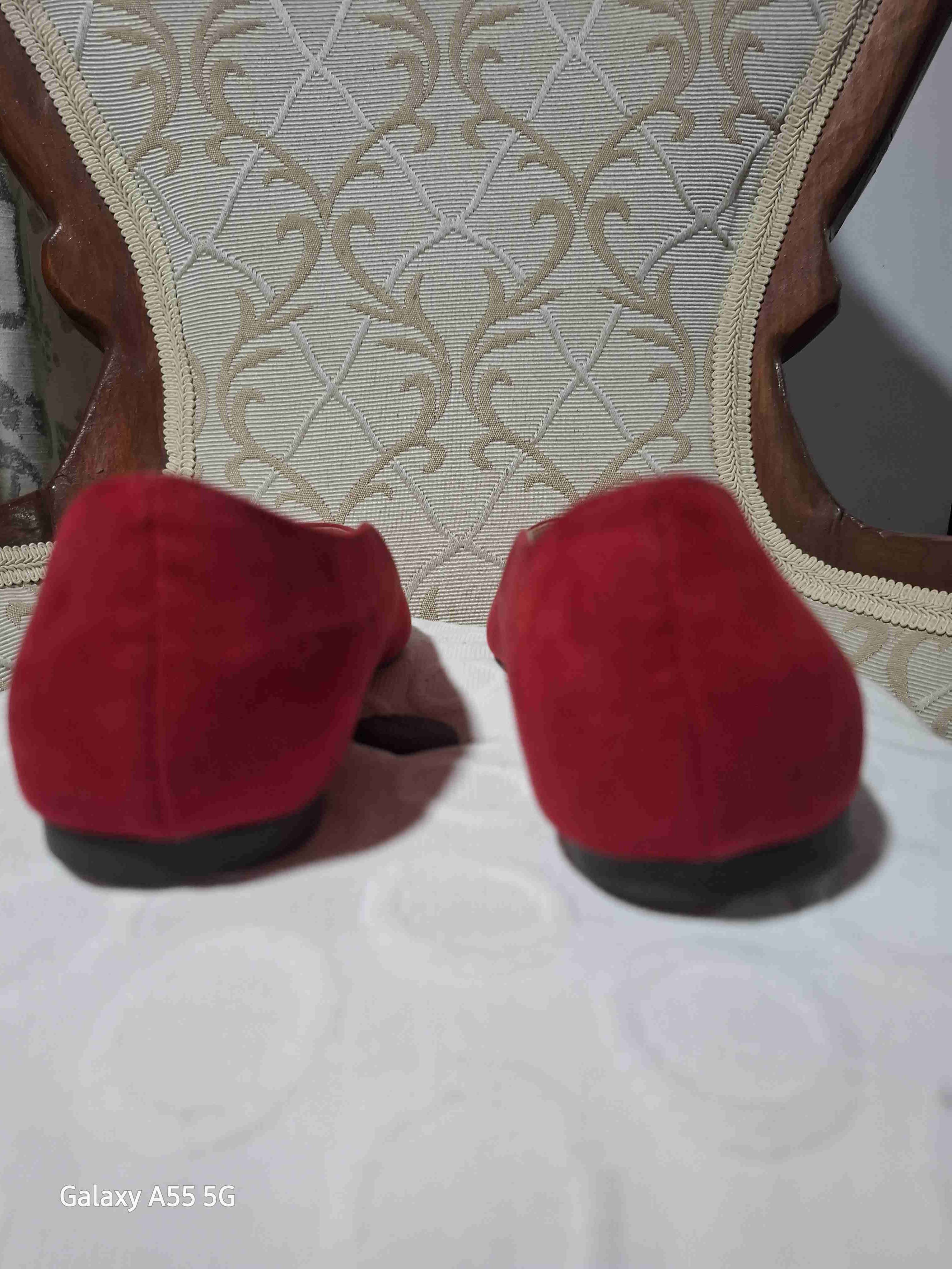 Zapatos planos rojos mujer - 4