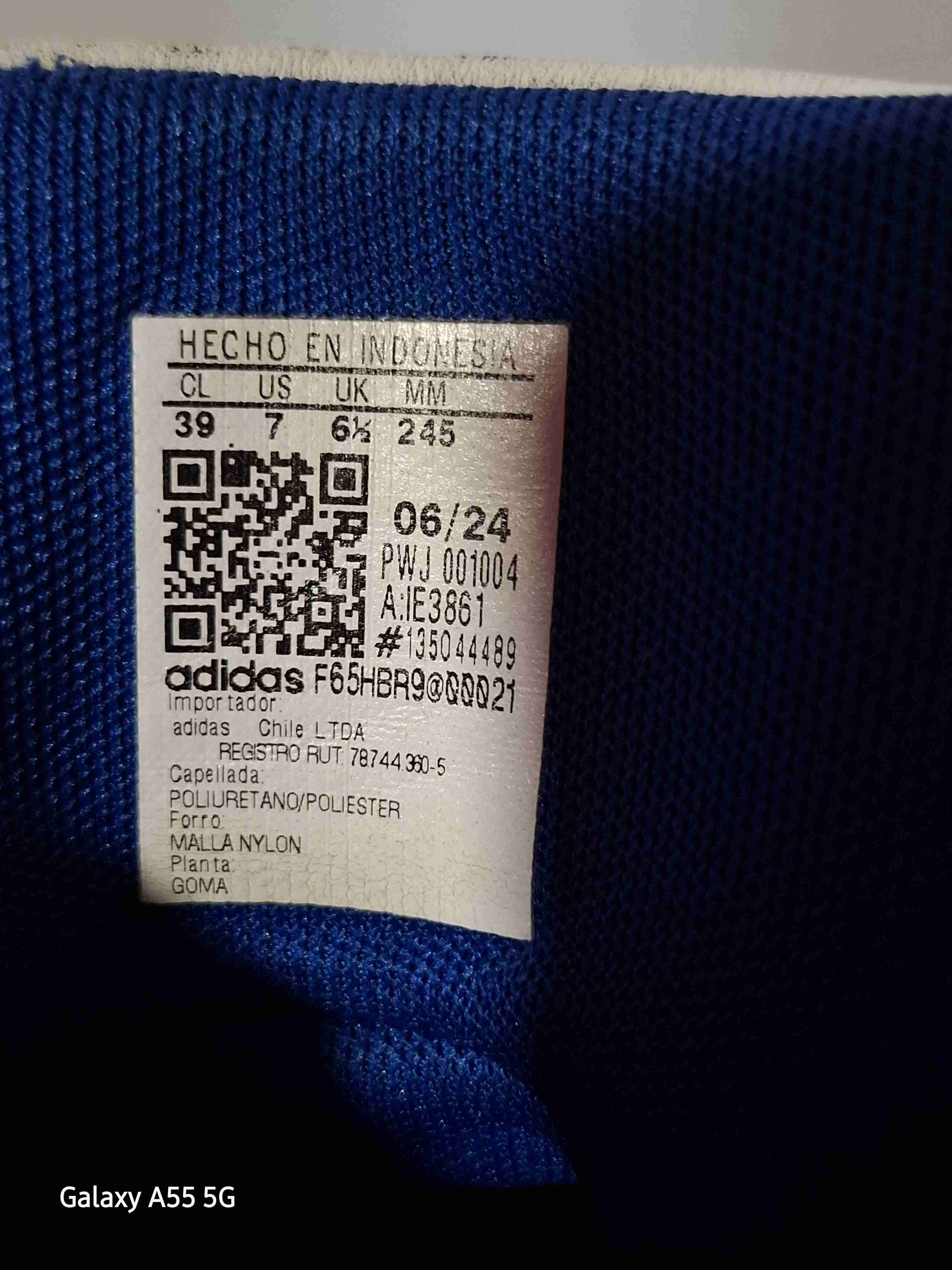 Zapatillas deportivas blancas y azules - miniatura 4