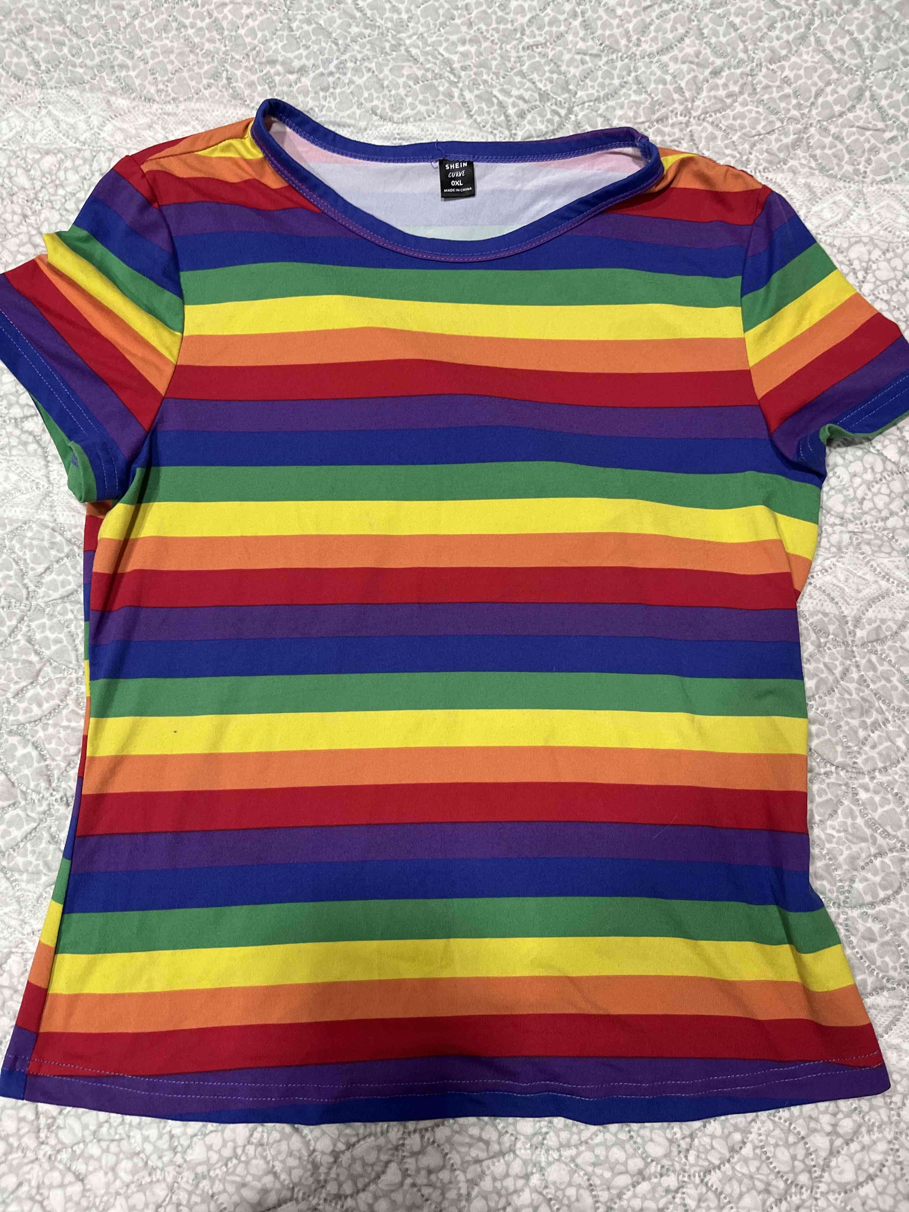 Polera rayada arcoíris - miniatura 1