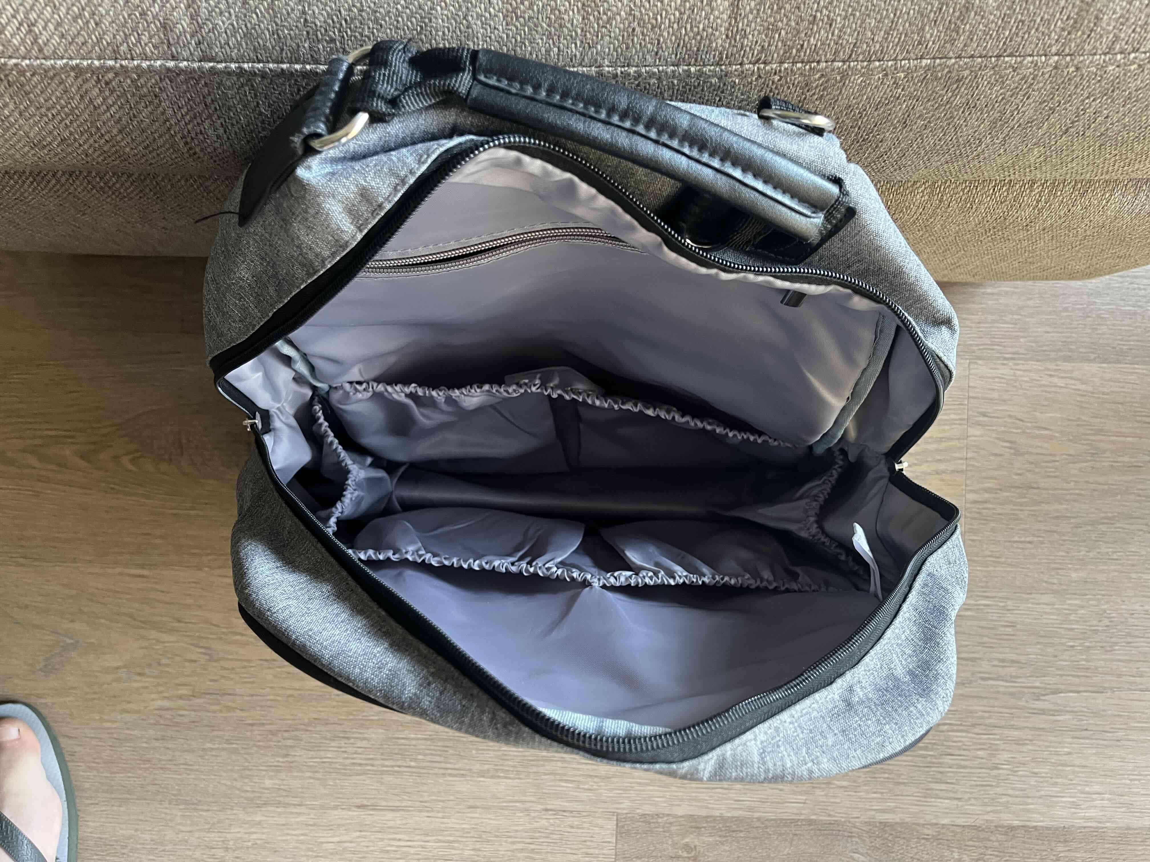 Mochila gris Infanti - miniatura 3