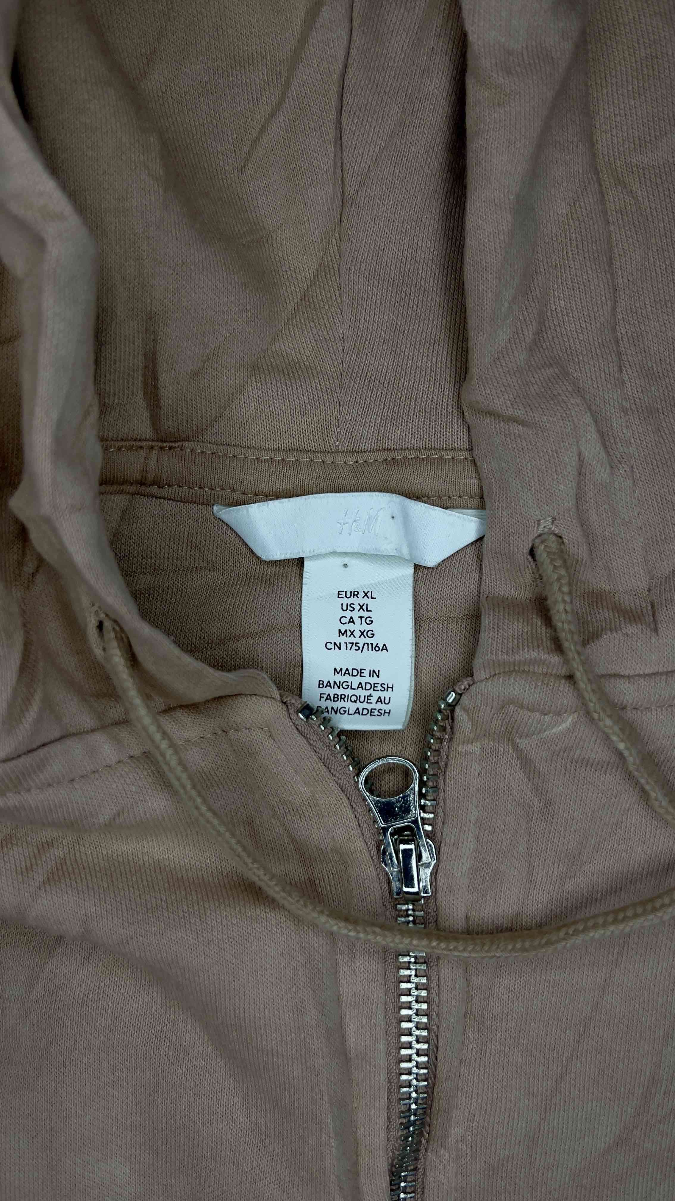 Polerón beige H&M con capucha - miniatura 1