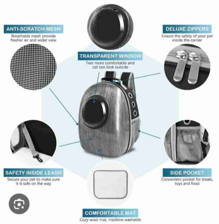 Mochila transportadora de mascotas - miniatura 2
