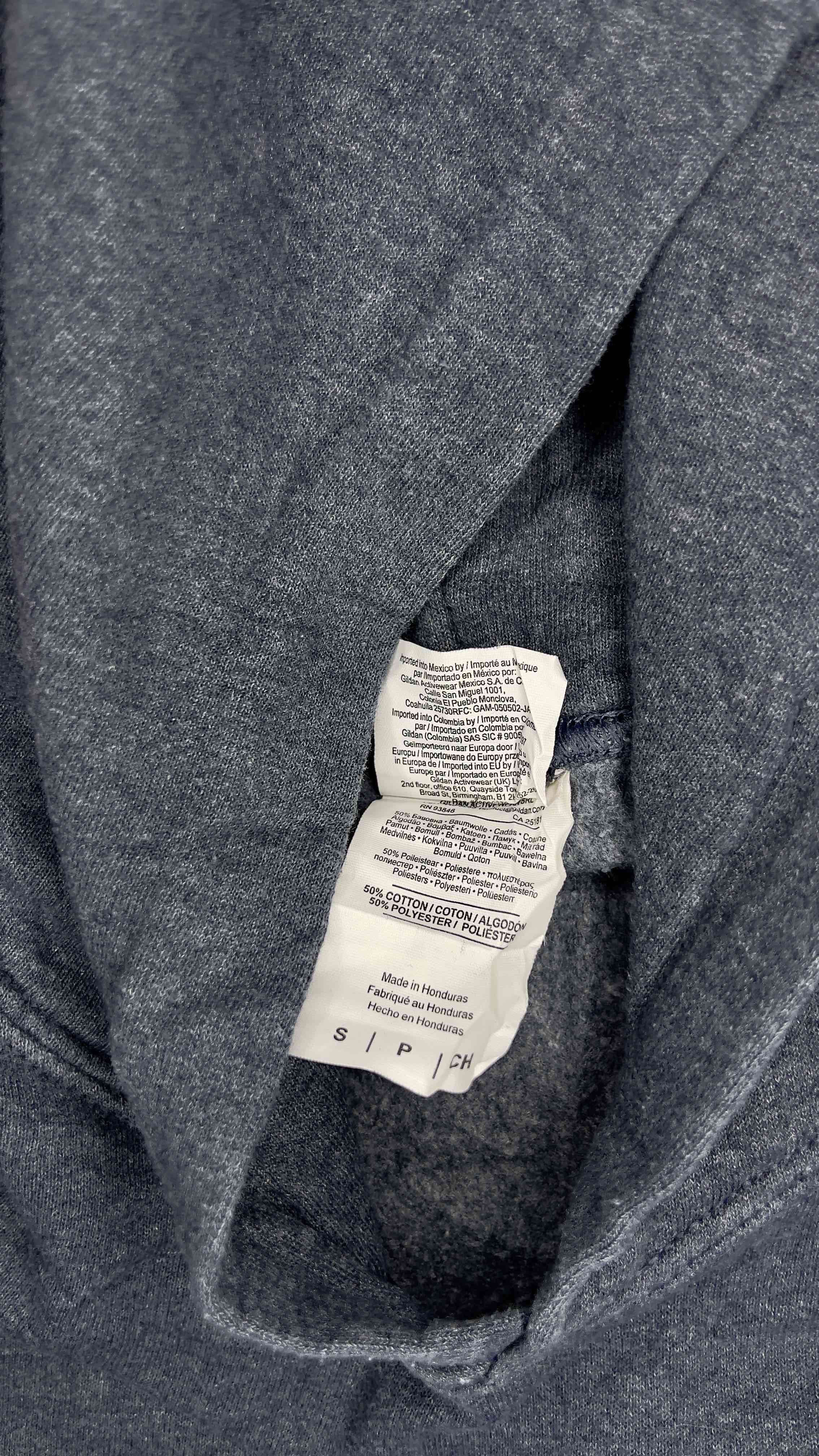 Polerón gris mezcla algodón - miniatura 1