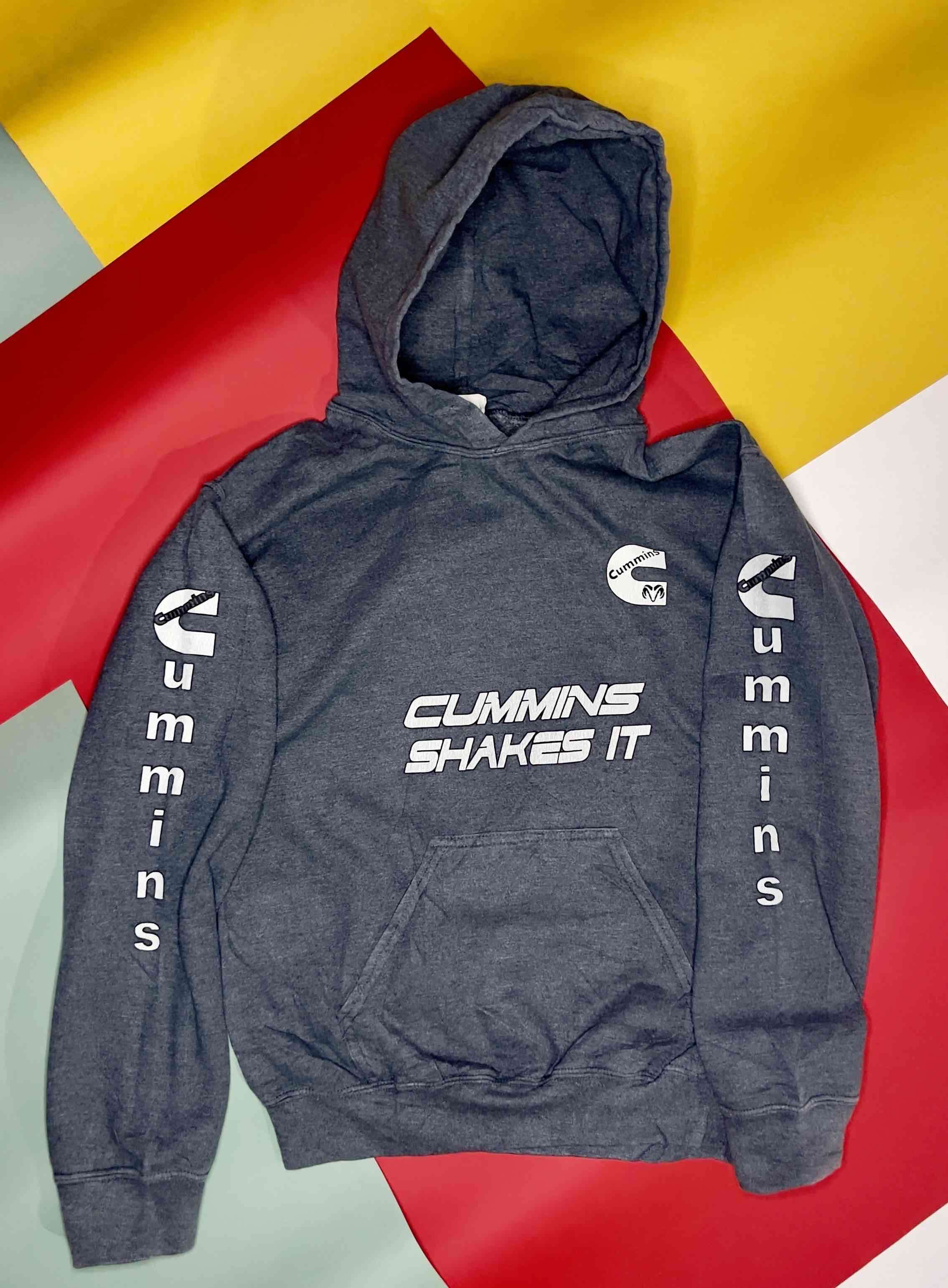 Polerón gris mezcla algodón - miniatura 2