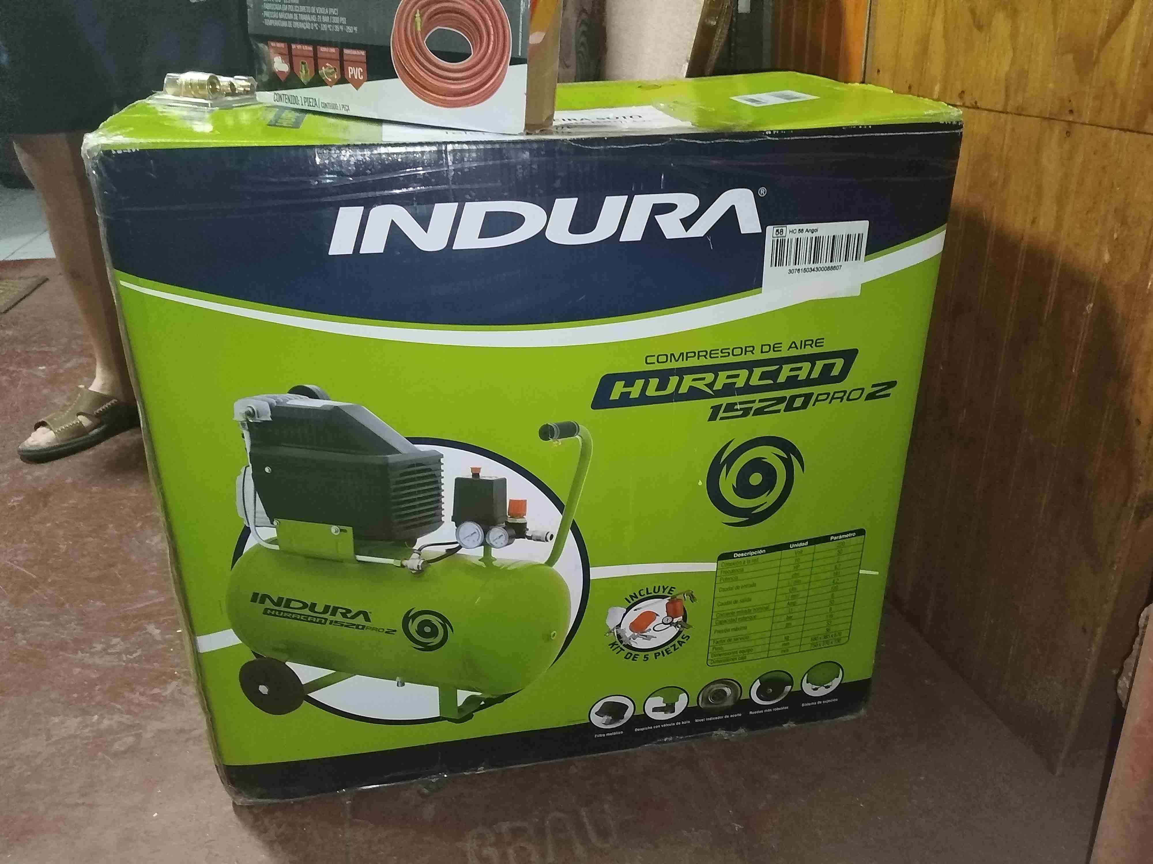 Compresor de aire Indura Huracan 1.520 pro2 - miniatura 1