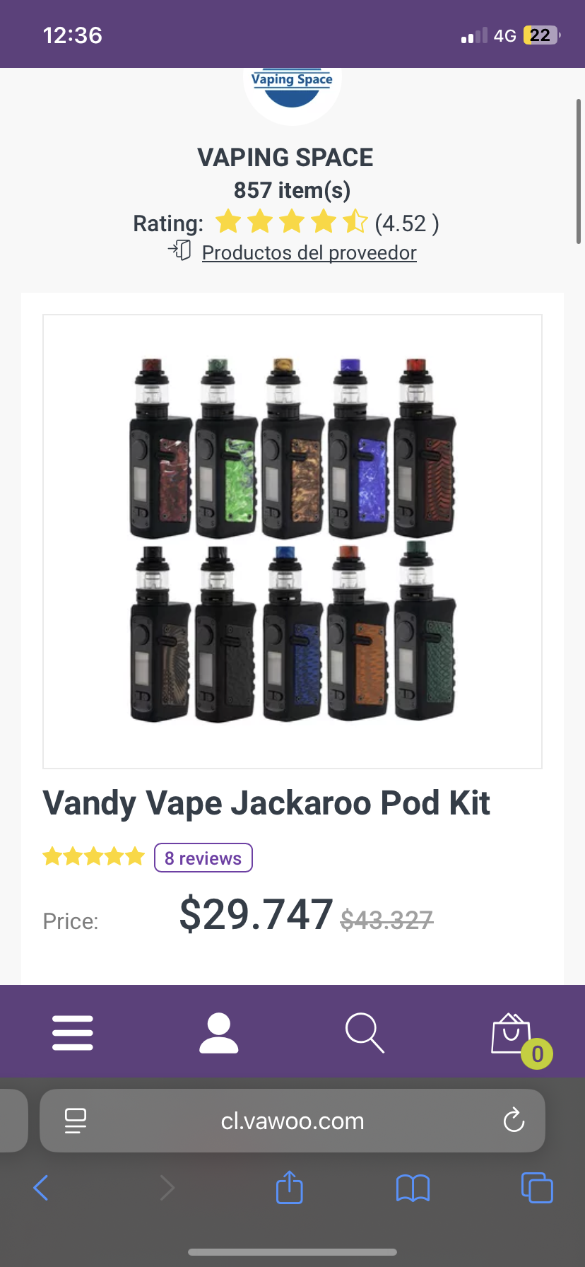 Vape Vandy Vape negro - miniatura 5