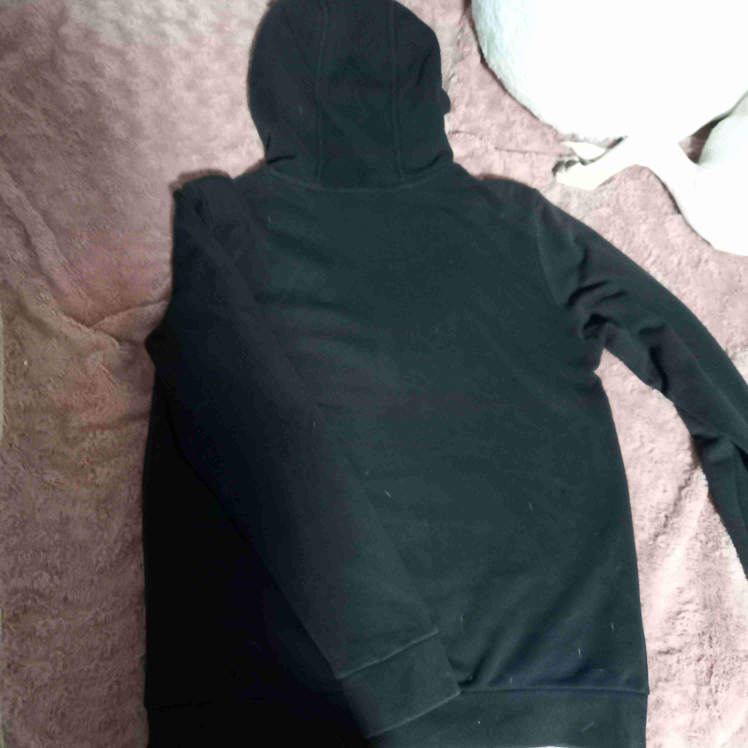 Polerón negro Adidas con capucha - miniatura 5