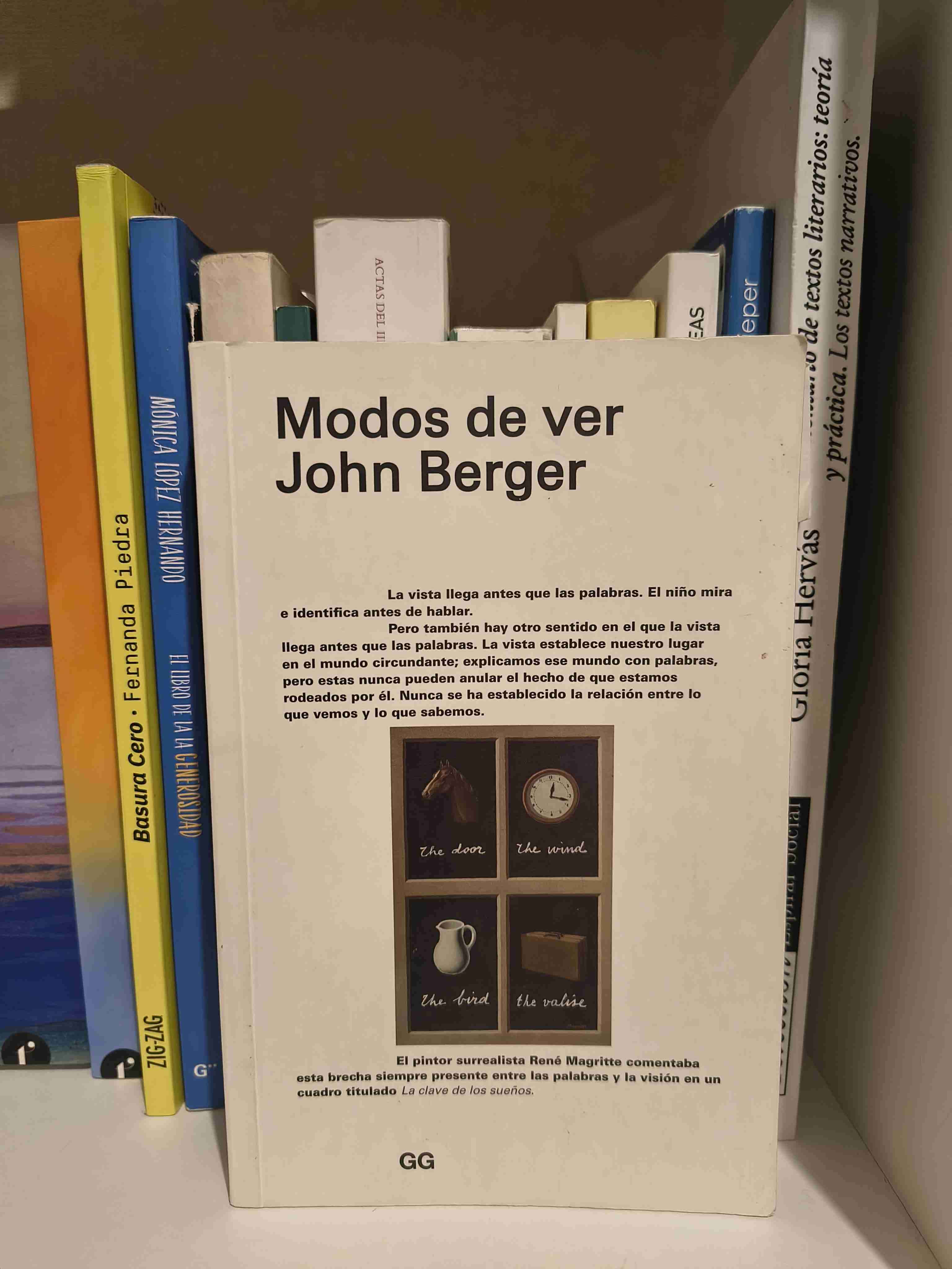 Libro 'Modos de ver' John Berger - 1