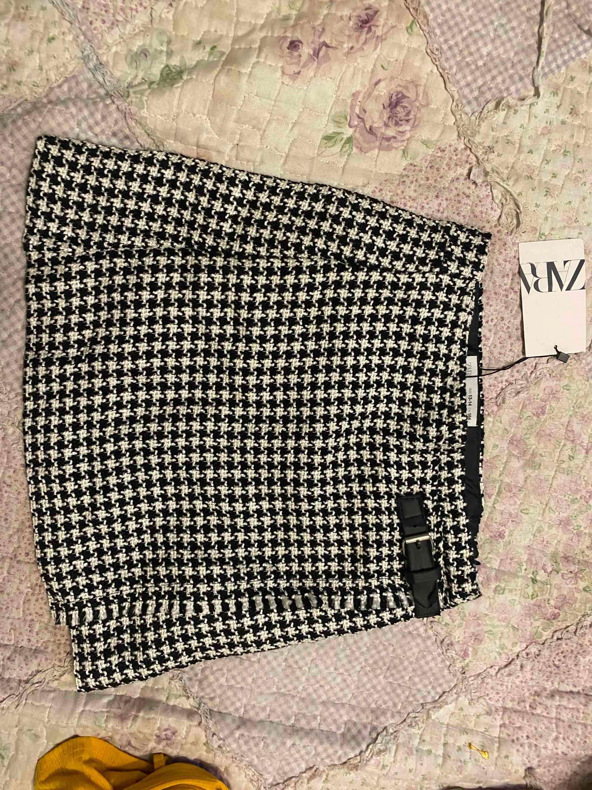 Falda Zara de pata de gallo