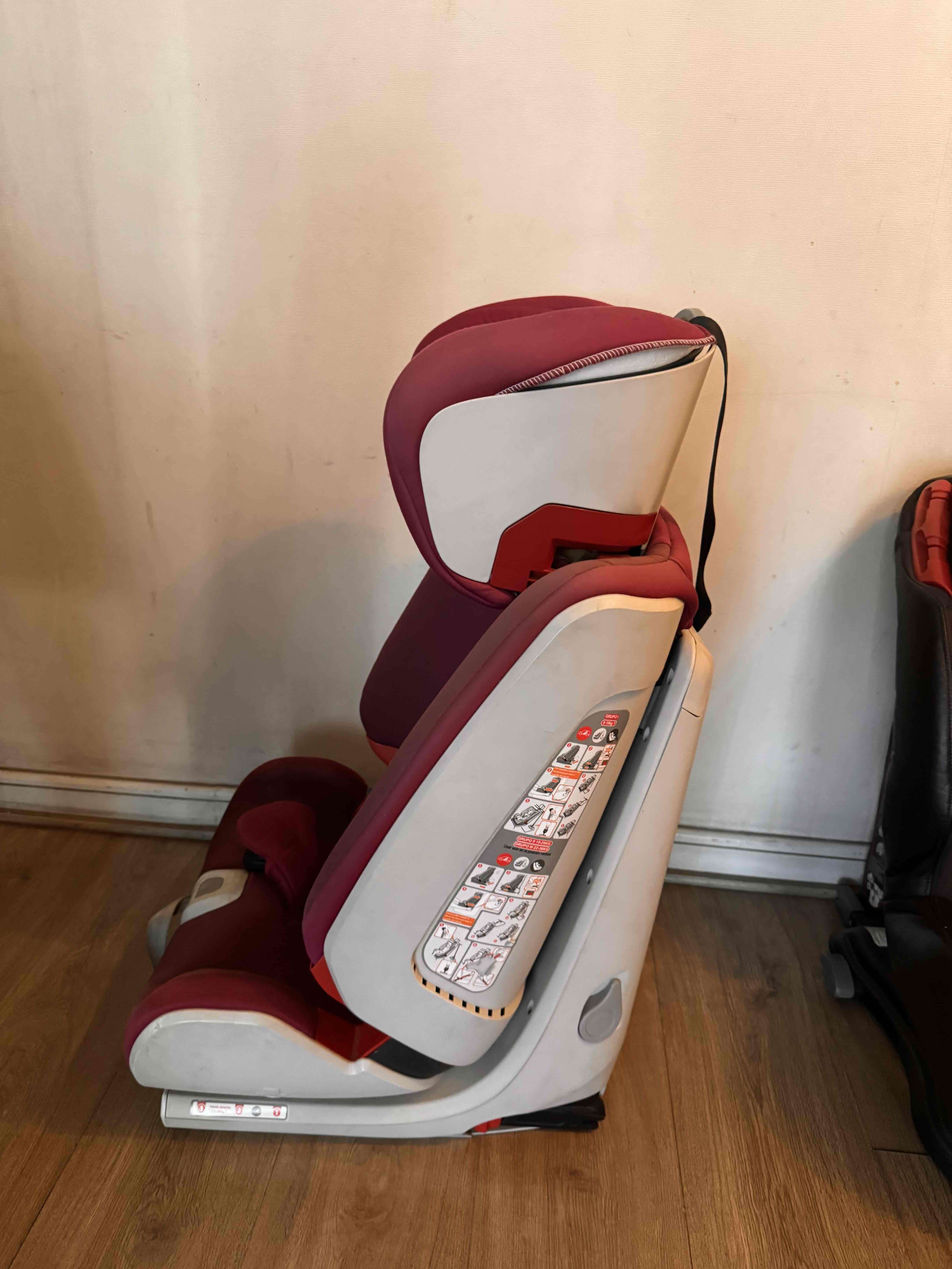 Silla de auto infantil roja - miniatura 6