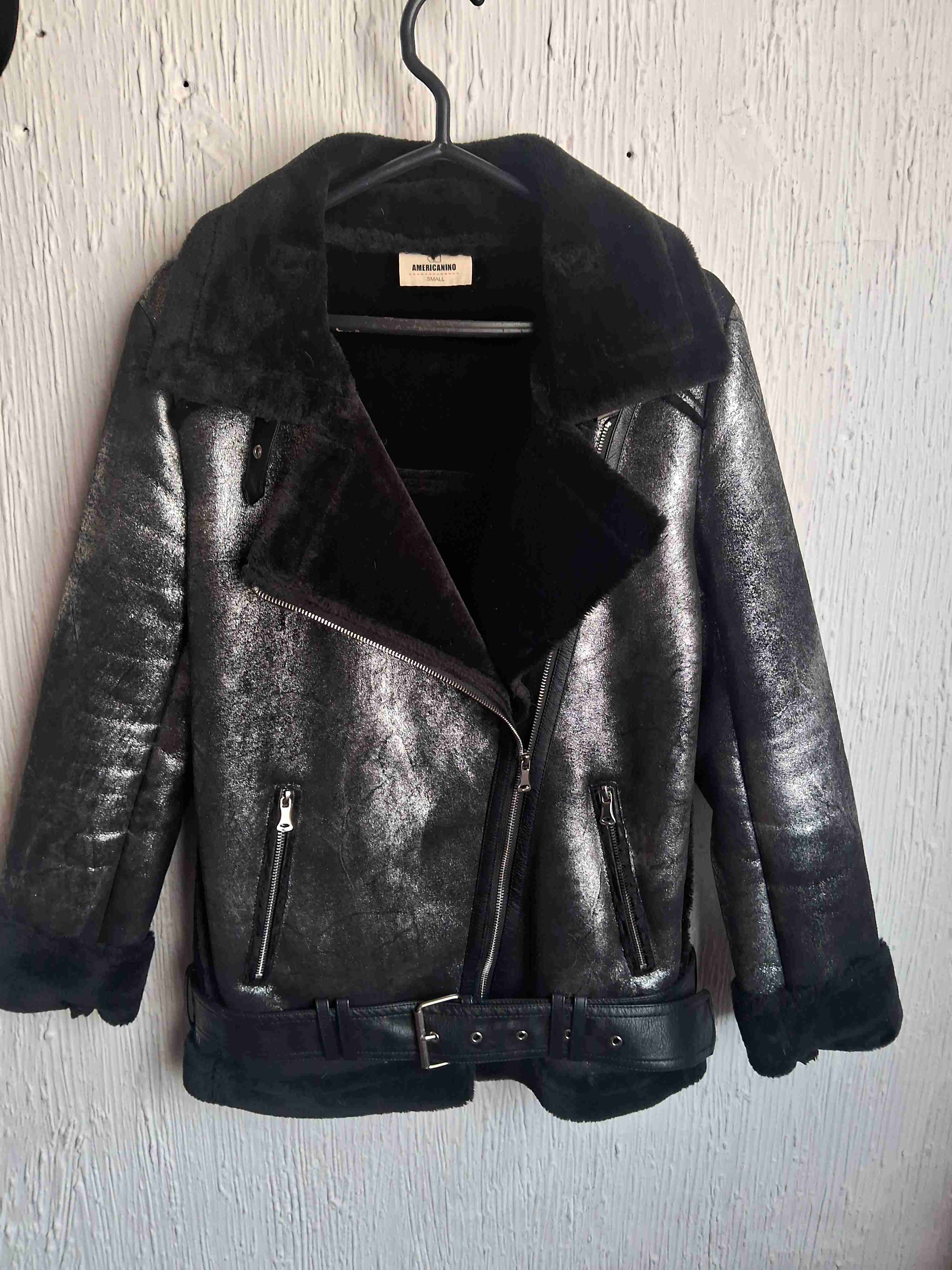 Chaqueta de ecocuero Americanino - miniatura 1