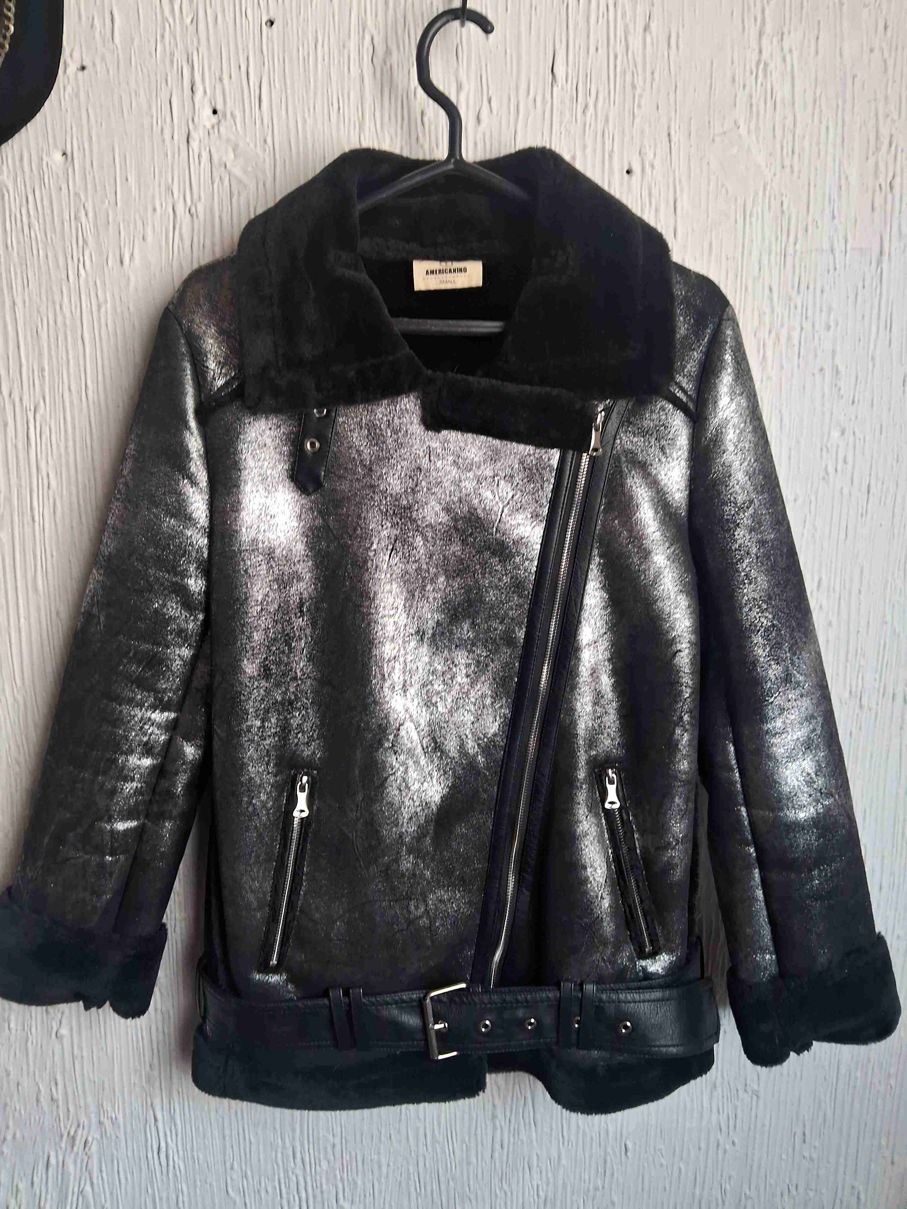 Chaqueta de ecocuero Americanino - miniatura 2