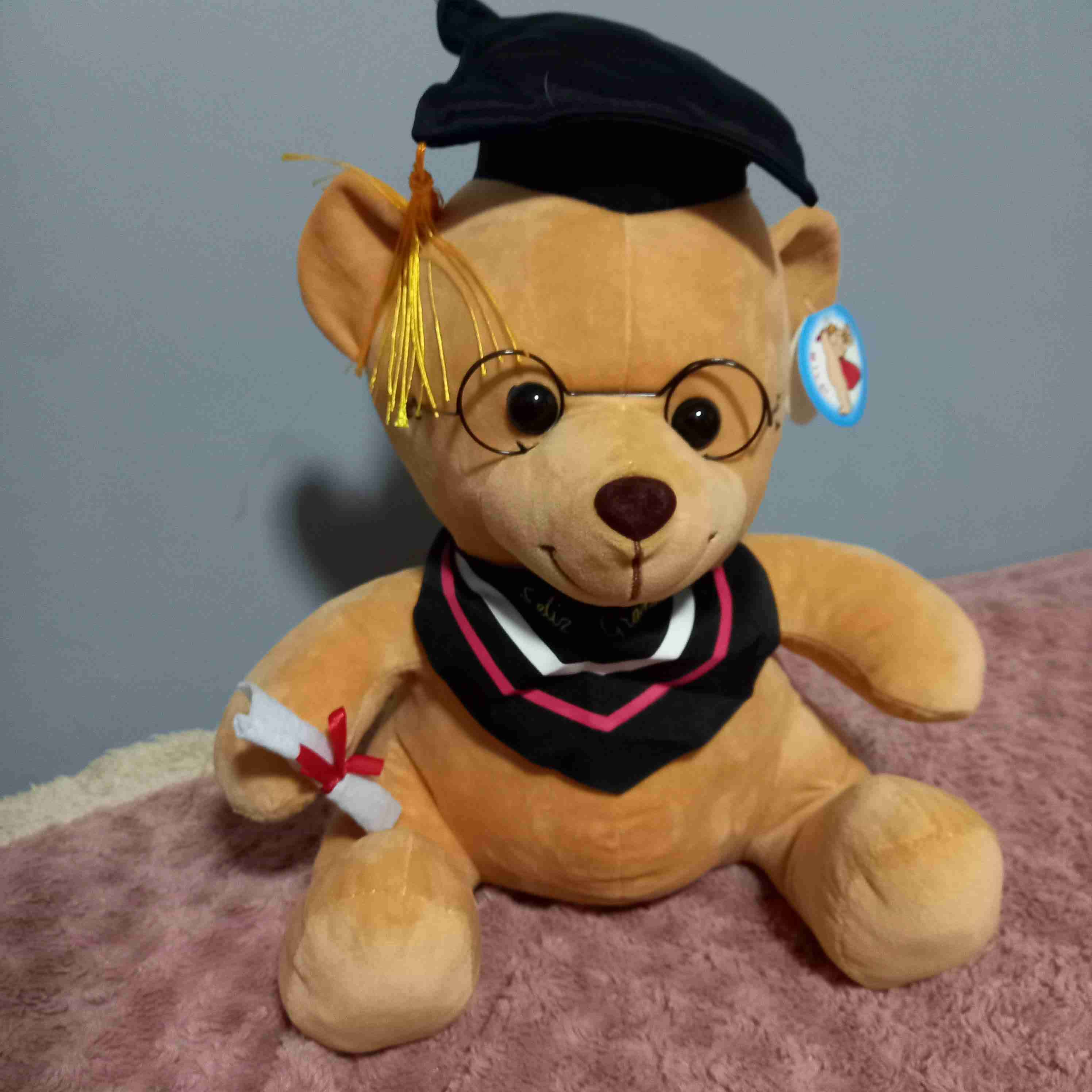 Oso de peluche graduación - miniatura 1