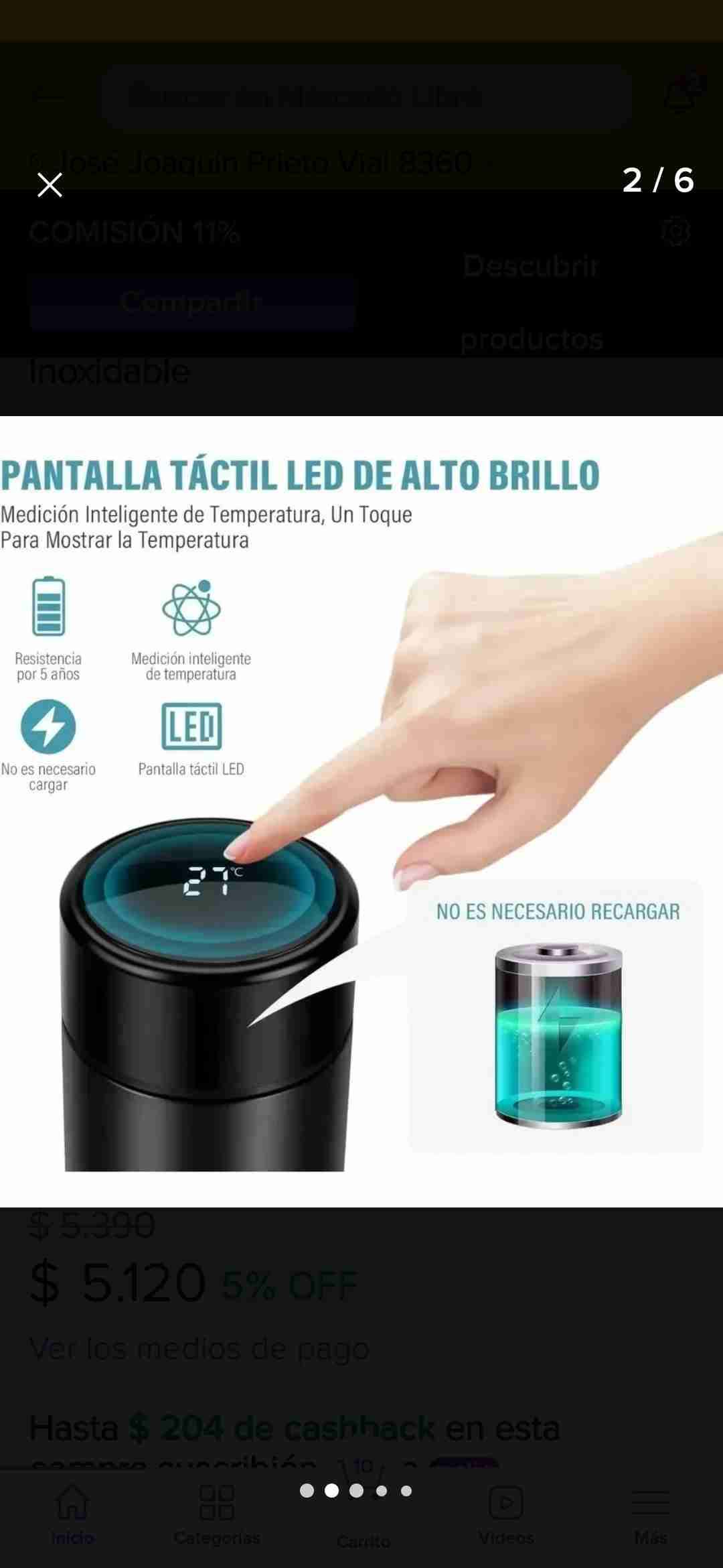 Termo digital touch - miniatura 3