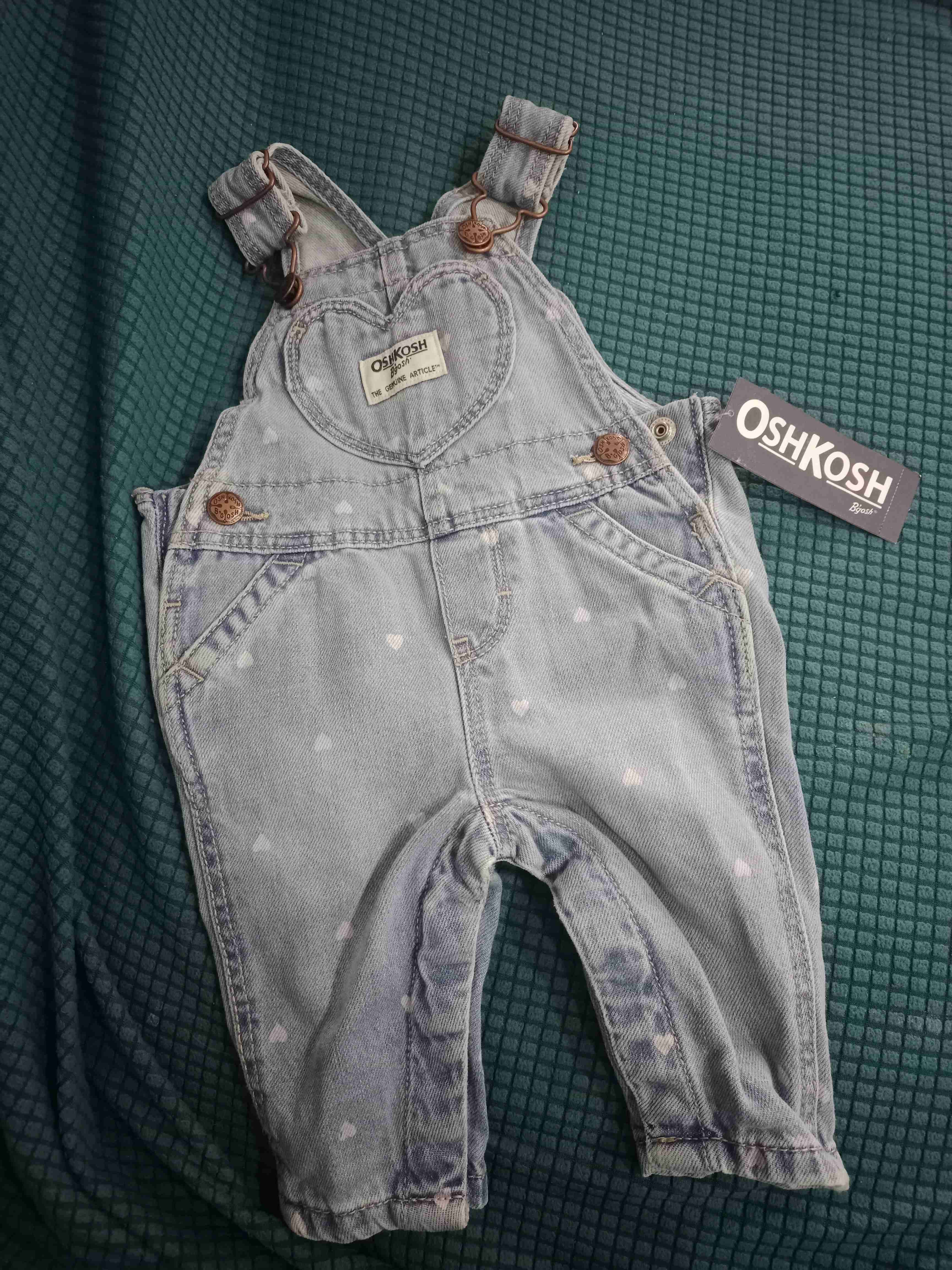 Jardinera de mezclilla infantil - 1