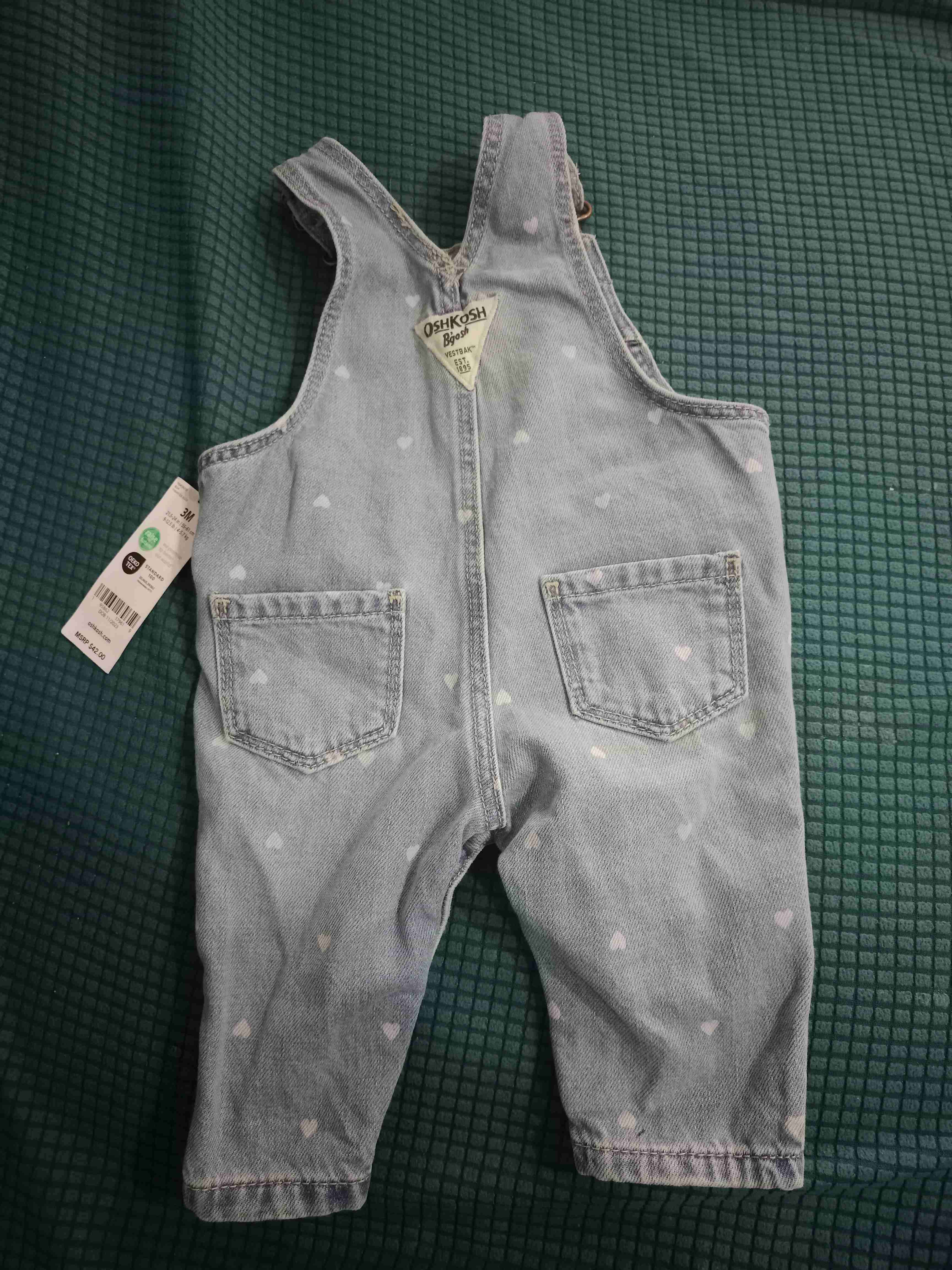 Jardinera de mezclilla infantil - 2