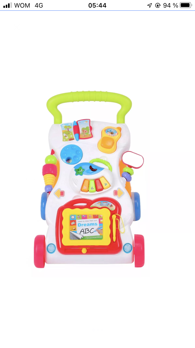 Caminadora musical y didáctico para bebé