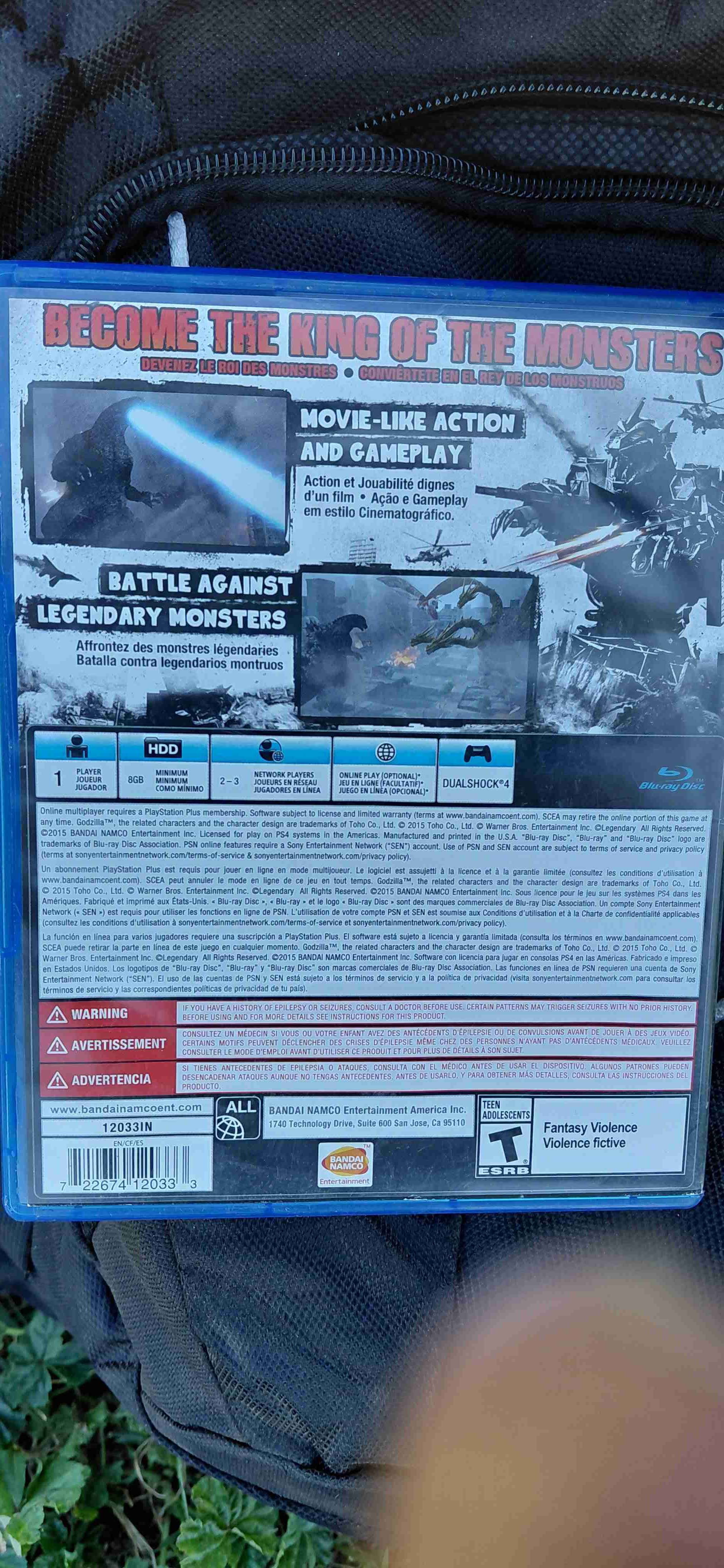 Godzilla para PS4 edicion USA - miniatura 2