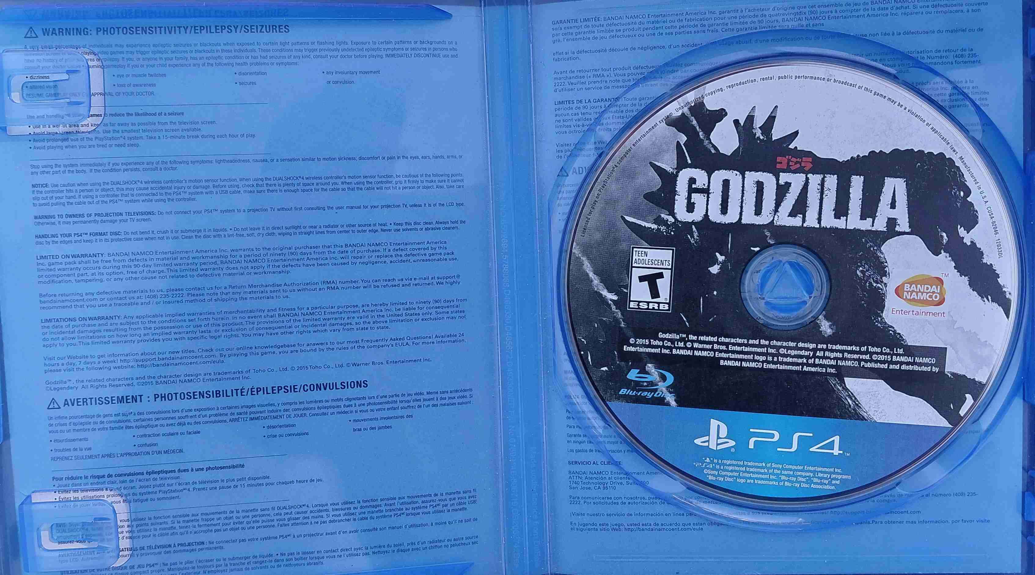 Godzilla para PS4 edicion USA - miniatura 3