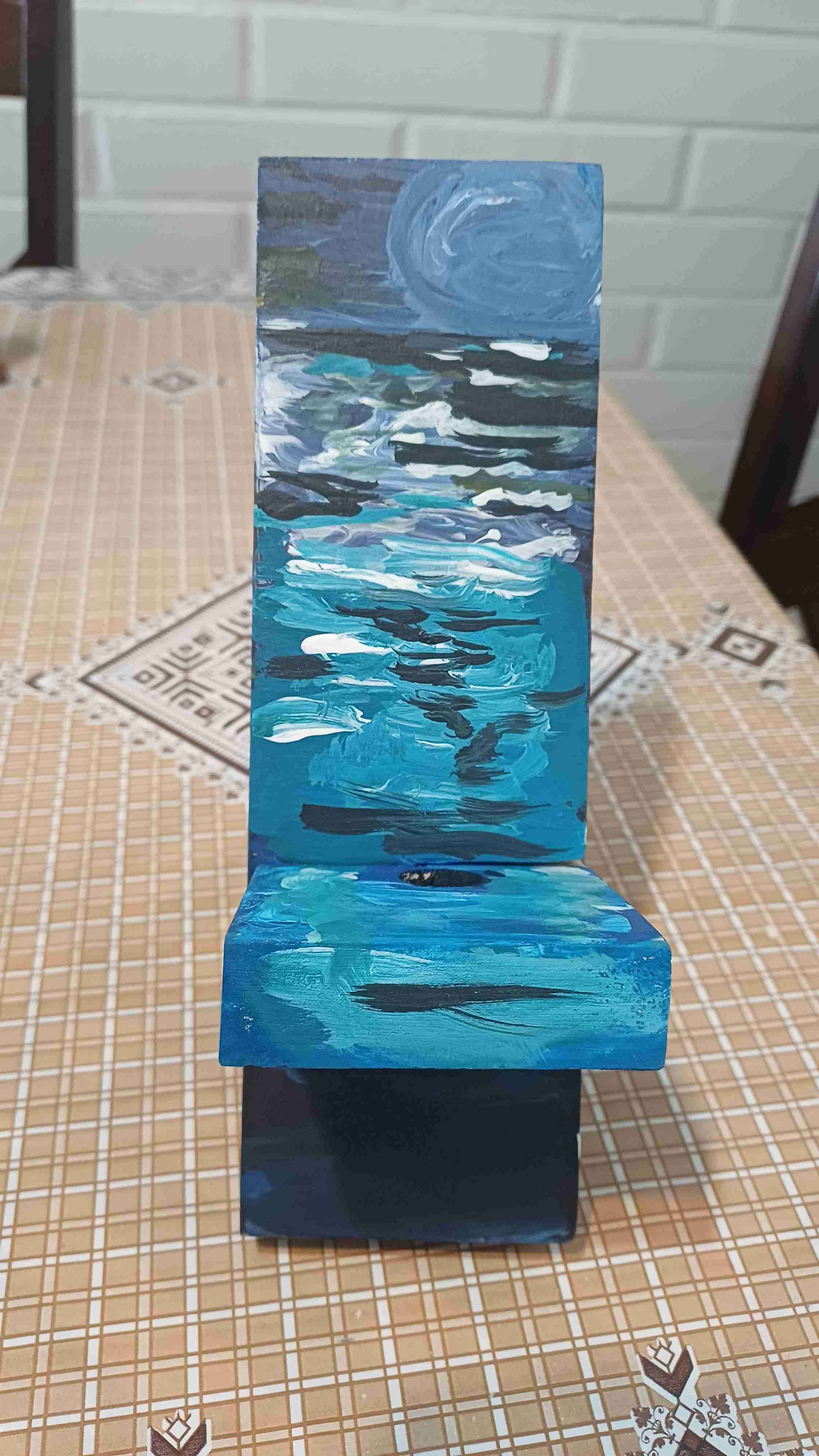 Porta celular pintado a mano - 3