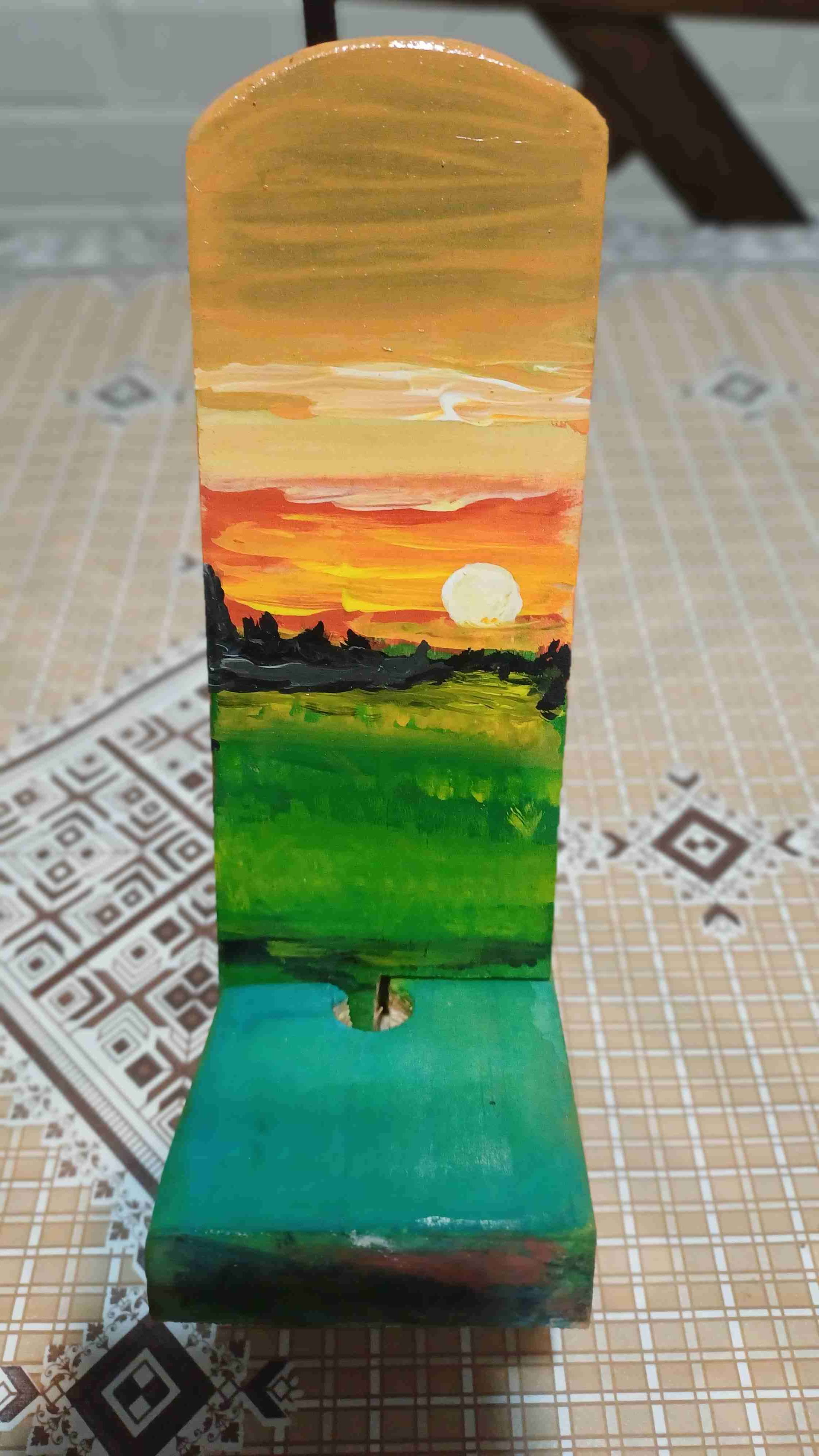 Porta celular pintado a mano - 5