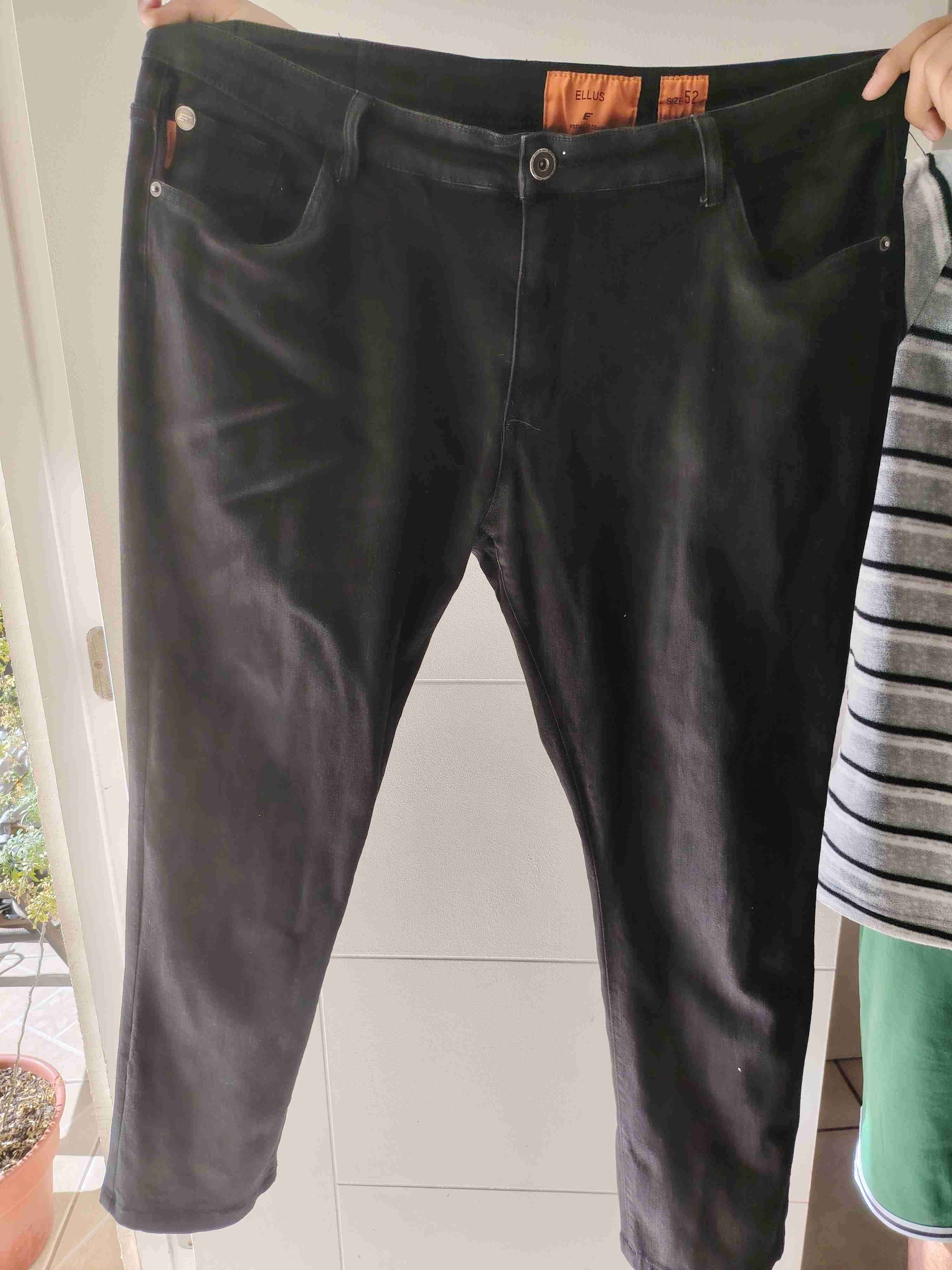 Jeans ellus negros de hombre talla 52