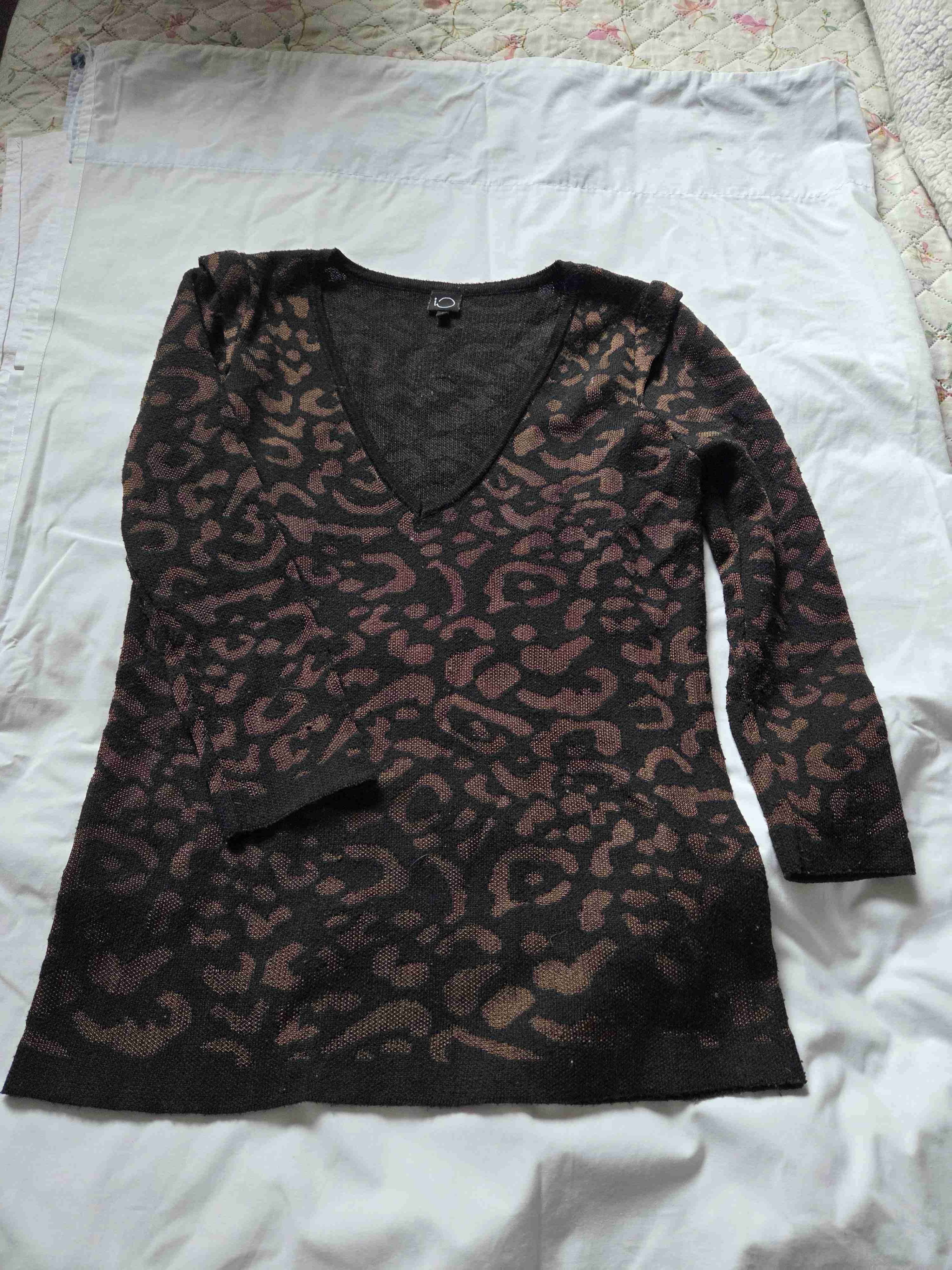 Sweater estampado animal print yeans levis y zapat - miniatura 1