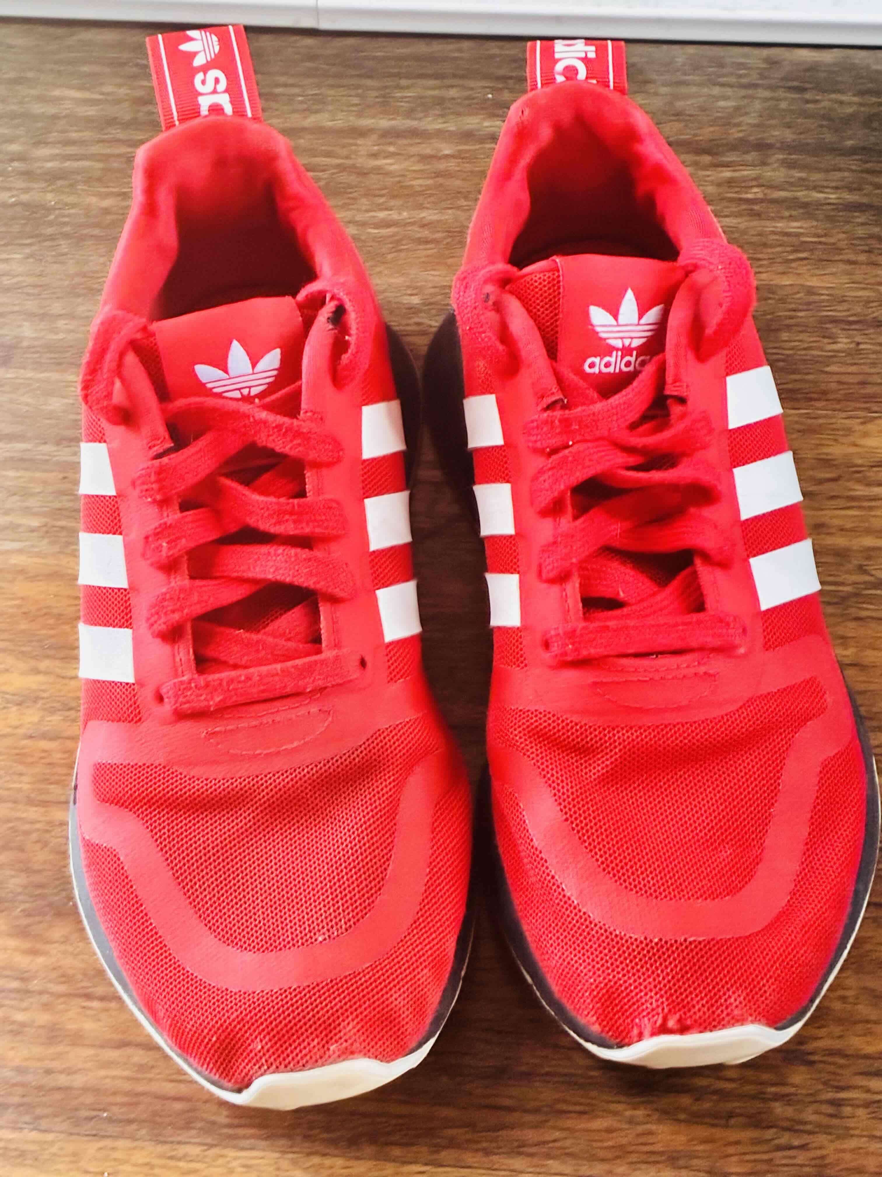 Zapatillas rojas Adidas deportivas - miniatura 1