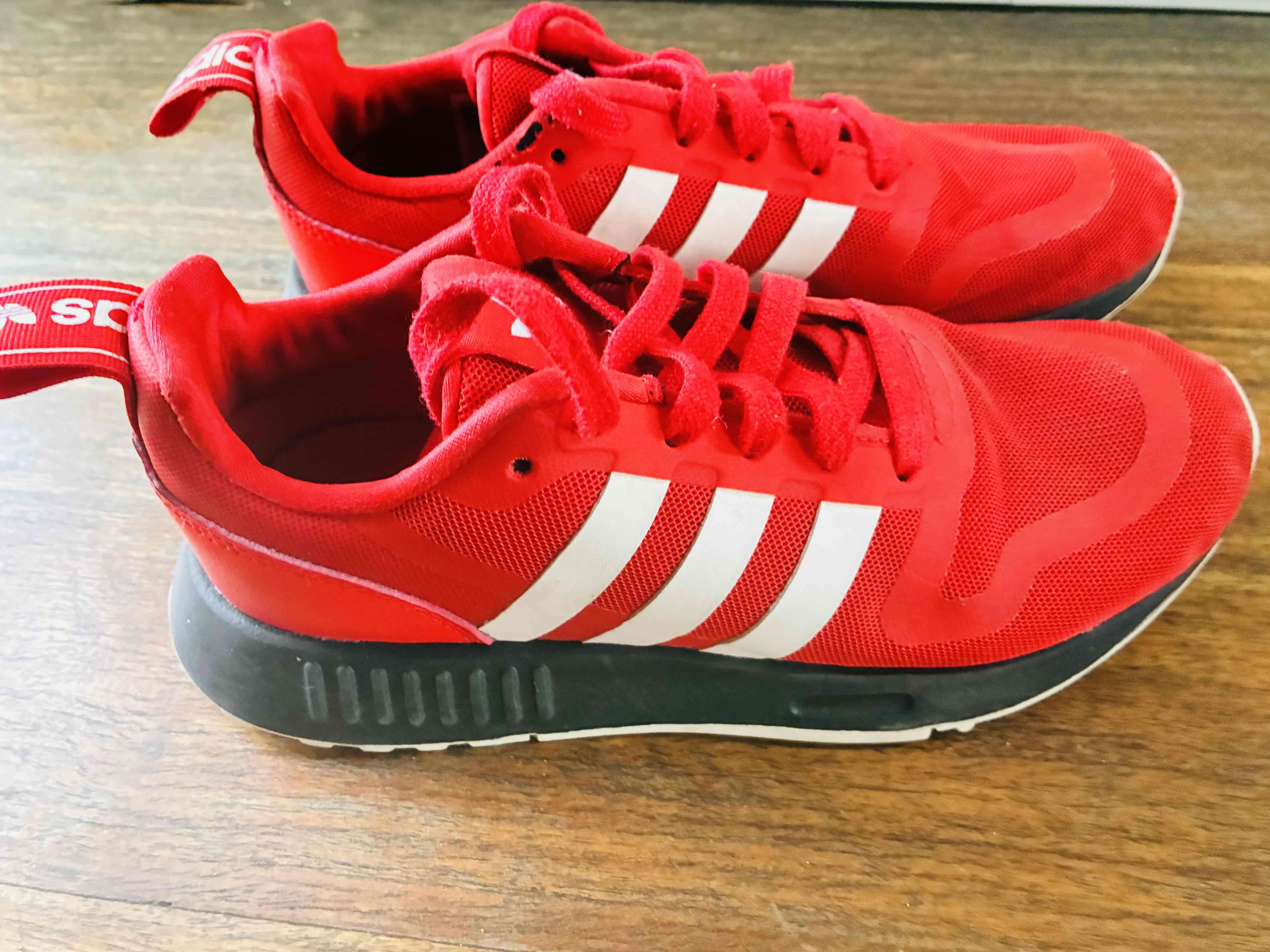 Zapatillas rojas Adidas deportivas - miniatura 2