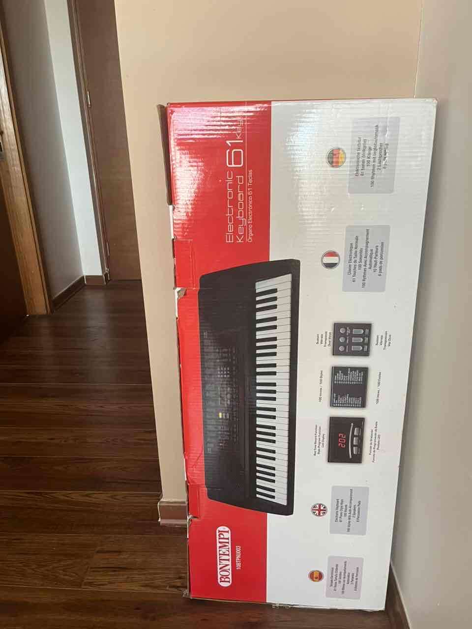 Teclado electrónico negro 61 teclas - miniatura 3