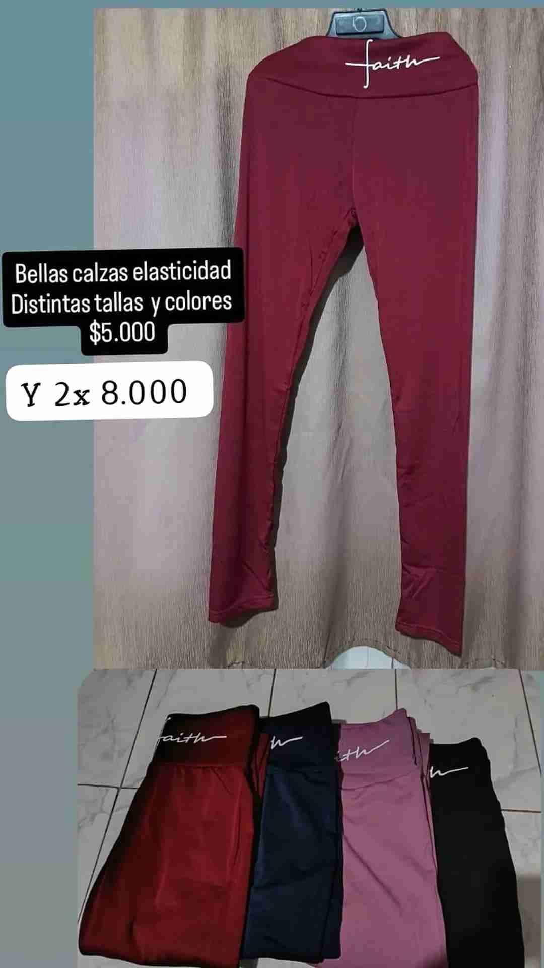 Calzas elasticidad varias tallas - miniatura 1