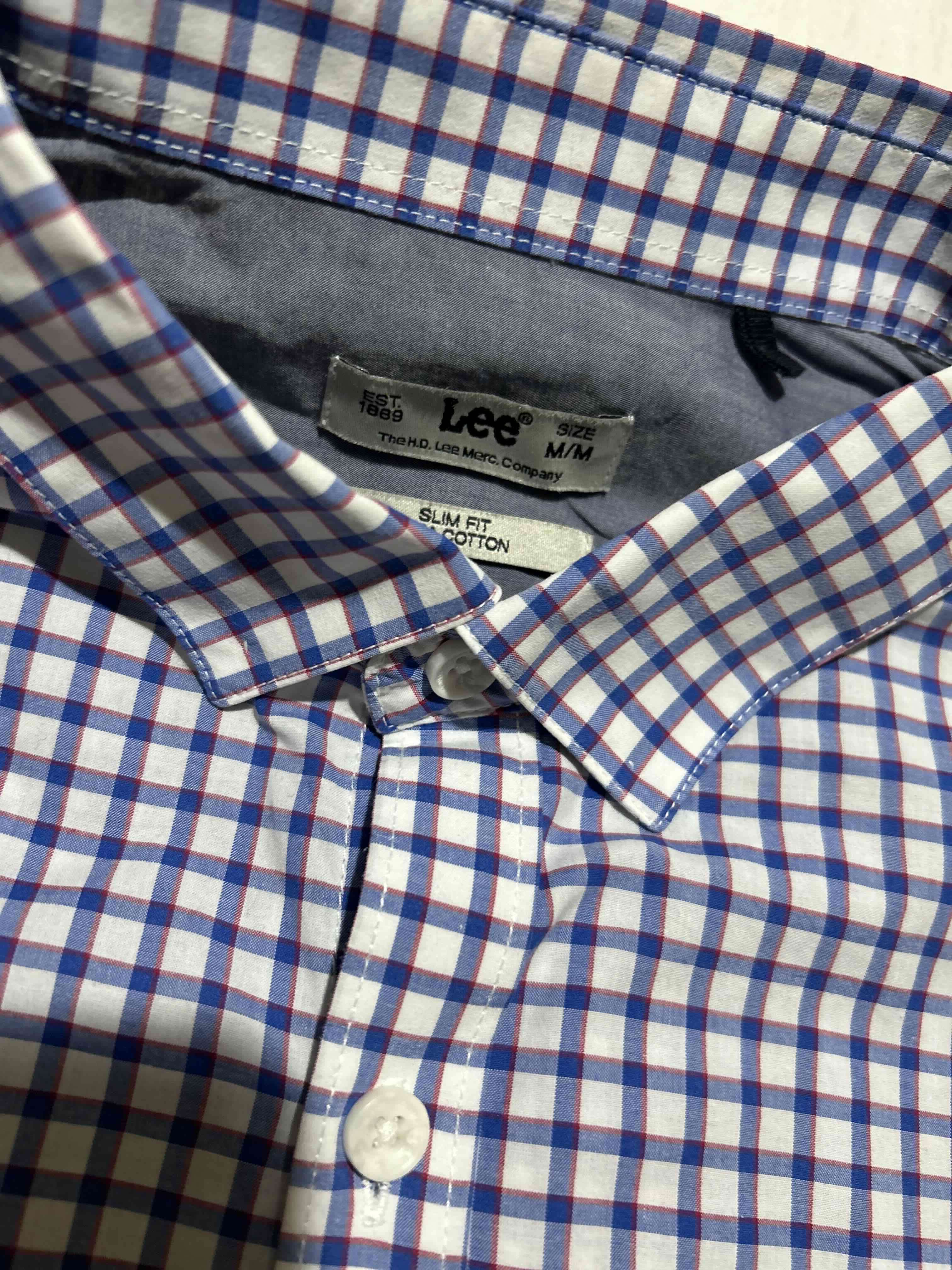 Camisa a cuadros Lee azul - miniatura 2