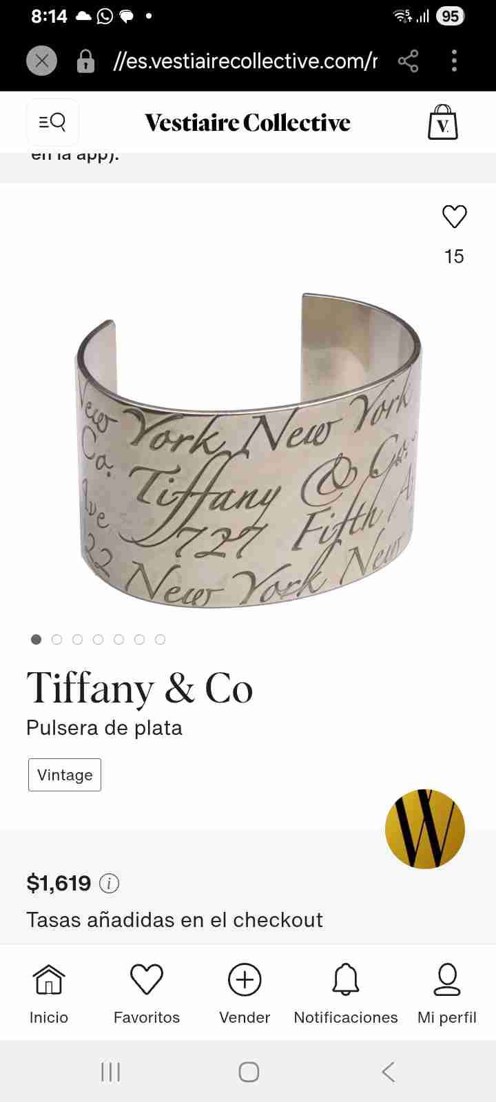 Pulsera de plata Tiffany & Co - 1