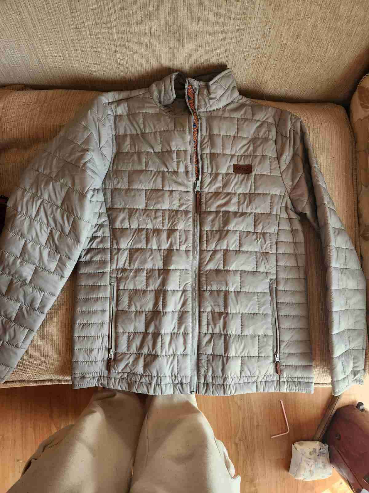 Chaqueta acolchada gris - miniatura 1