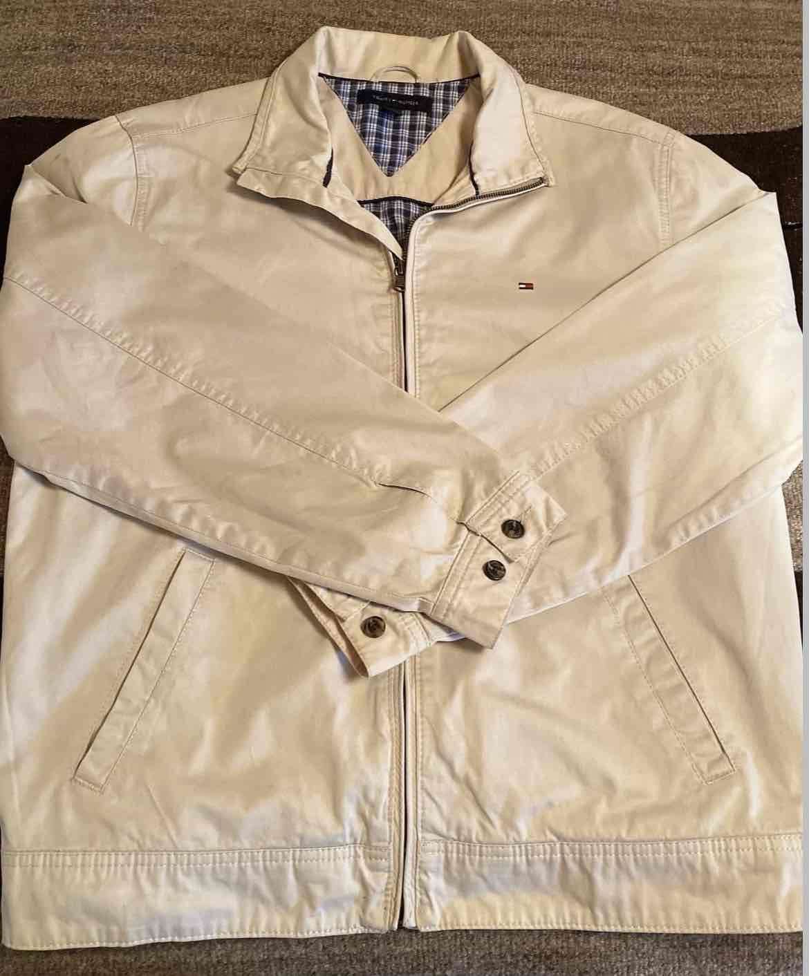 Chaqueta beige con cierre Tommy Hilfiger - miniatura 2