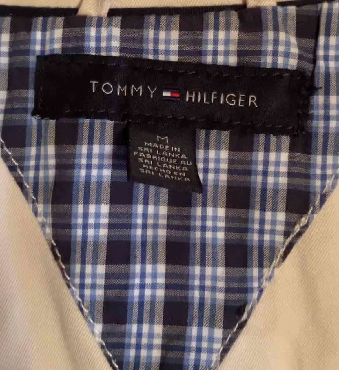 Chaqueta beige con cierre Tommy Hilfiger - miniatura 3