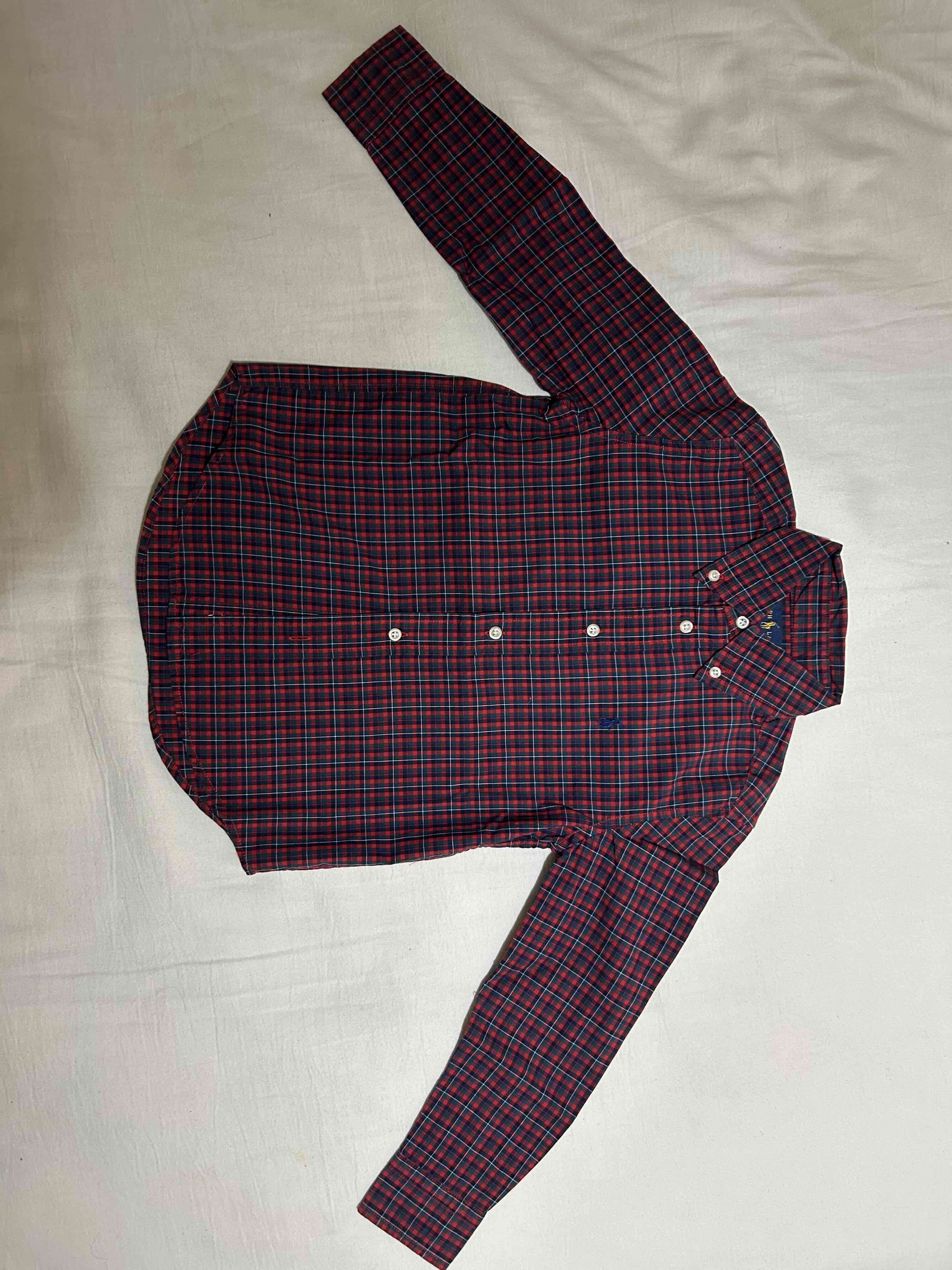 Camisa Ralph Lauren cuadros rojos Niño - miniatura 2