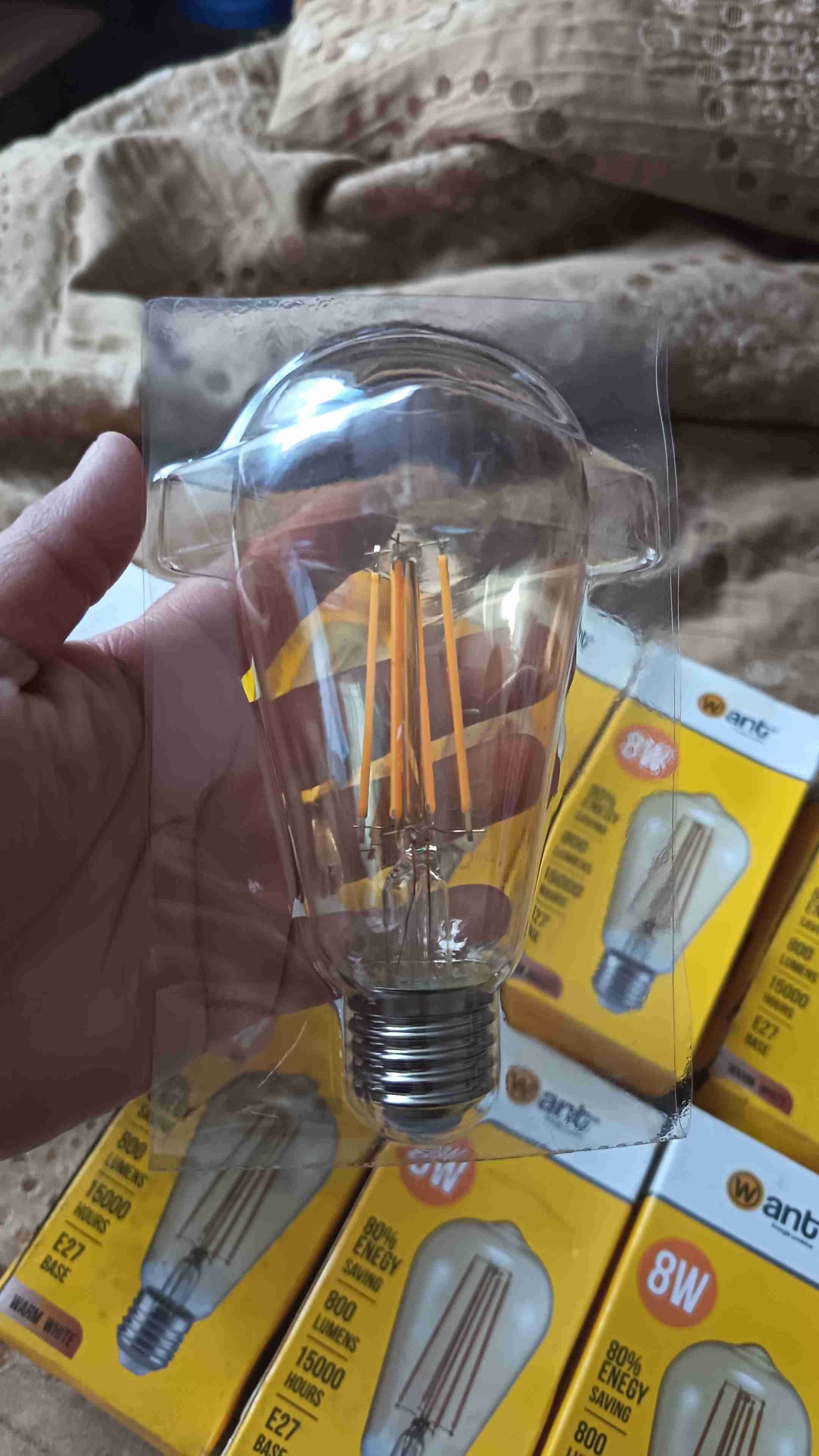 Ampolleta LED filamento 8W - miniatura 1