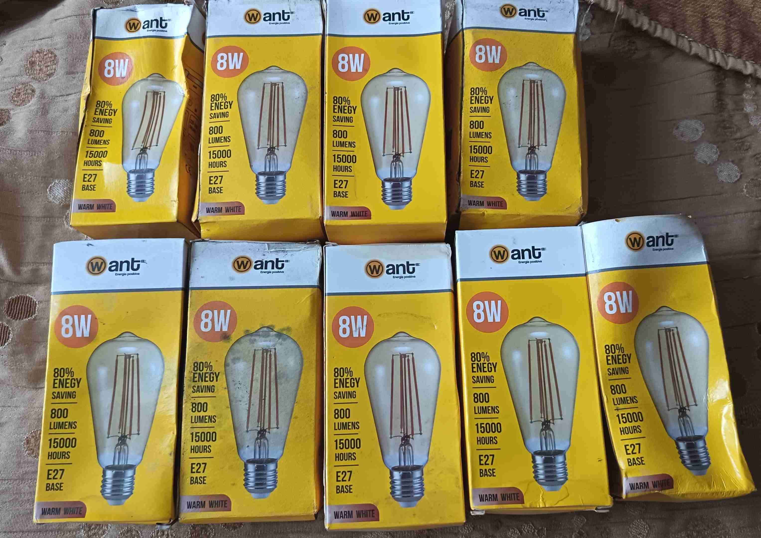 Ampolleta LED filamento 8W - miniatura 2