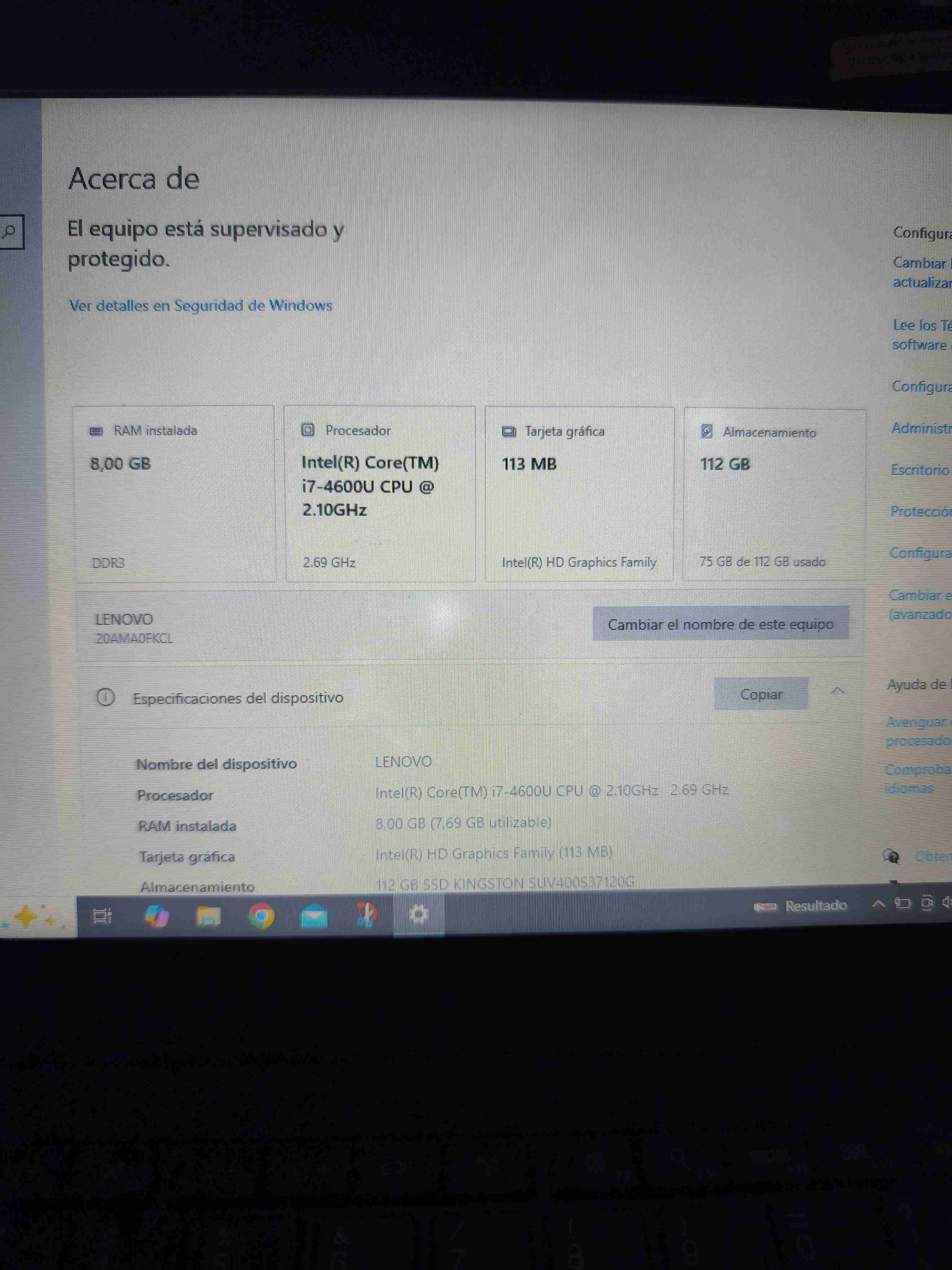 Portátil Lenovo ThinkPad usado - 4