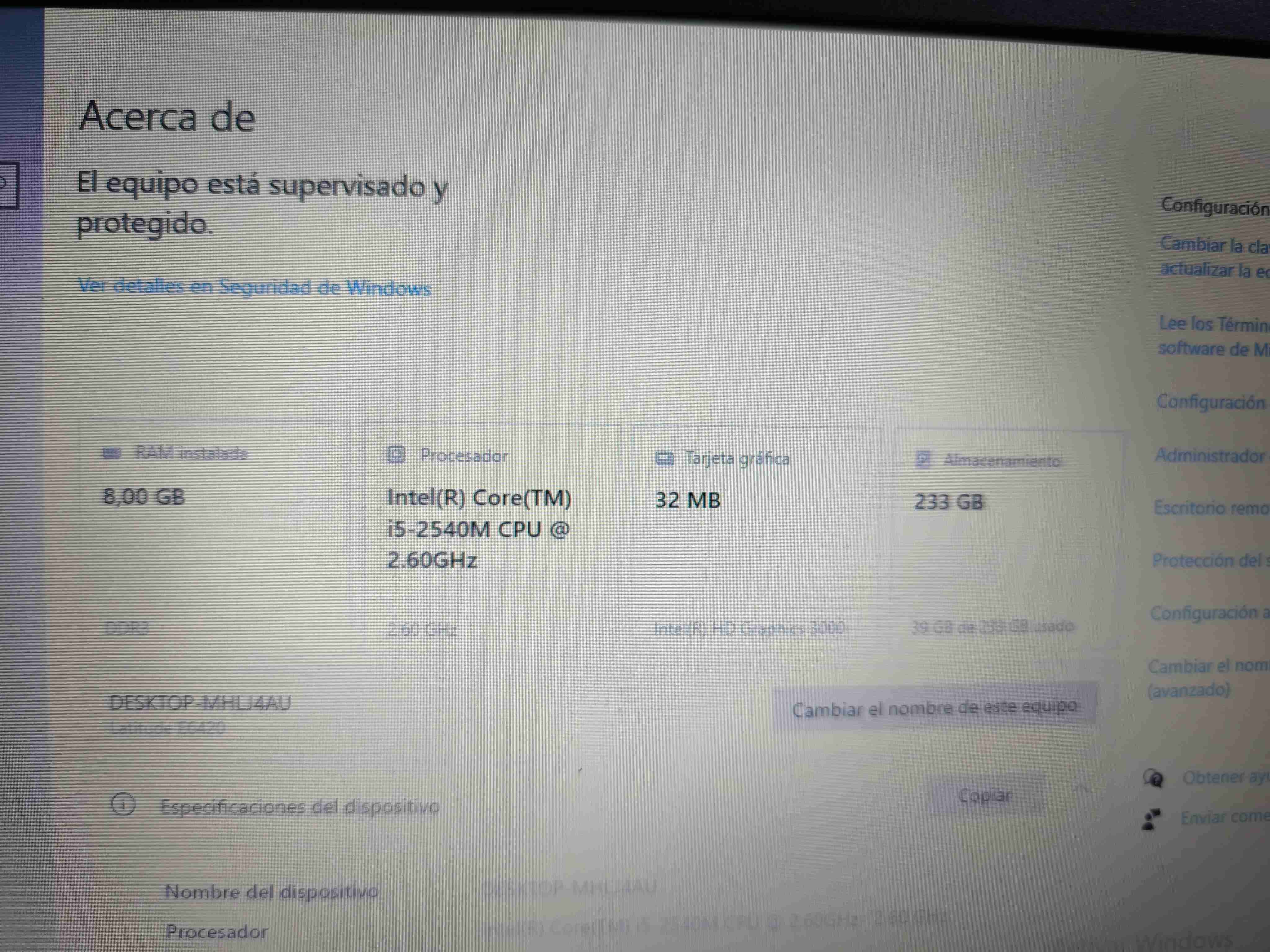 Laptop Dell usada - miniatura 3